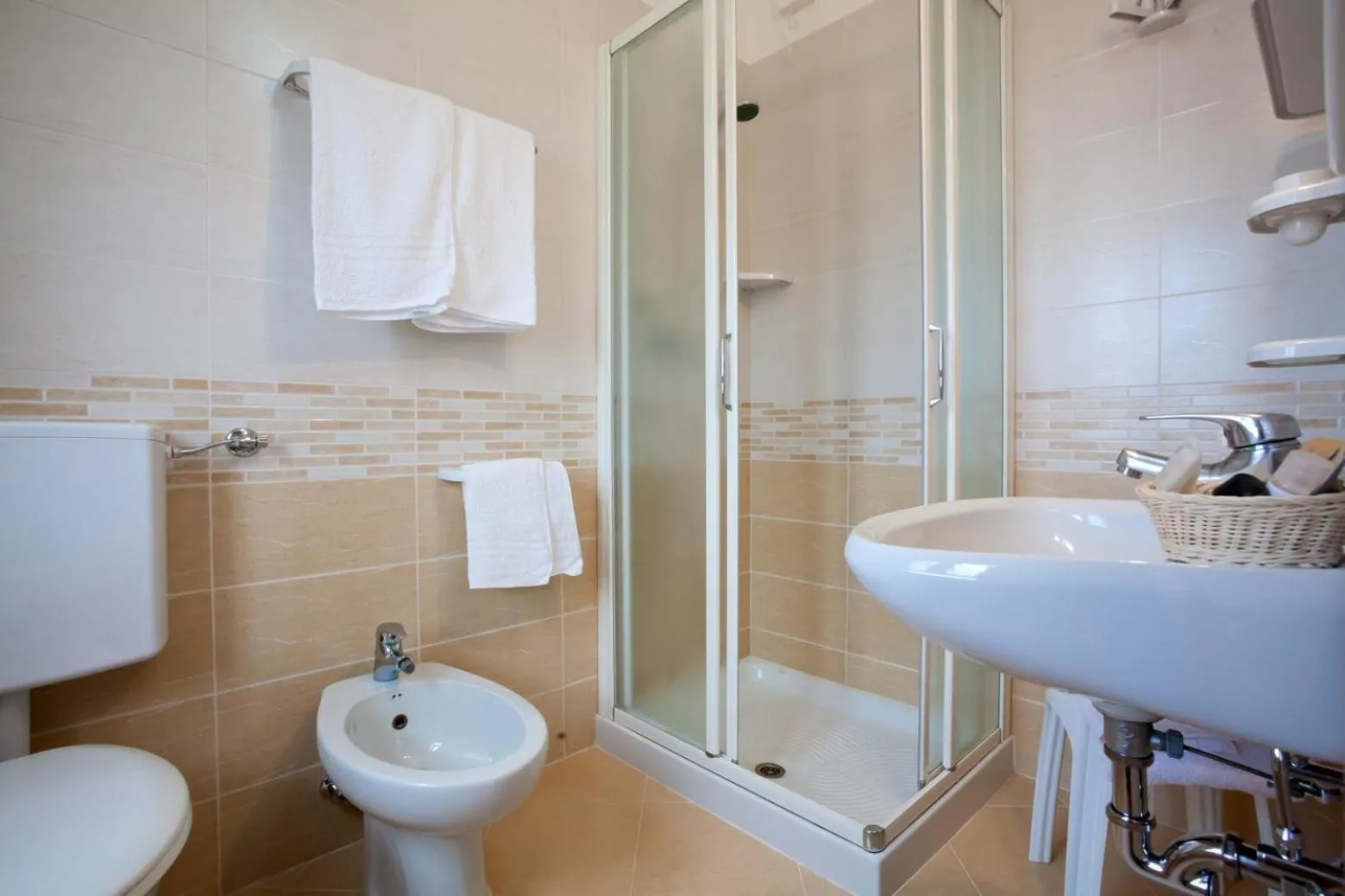 Bathroom in Hotel Fabris