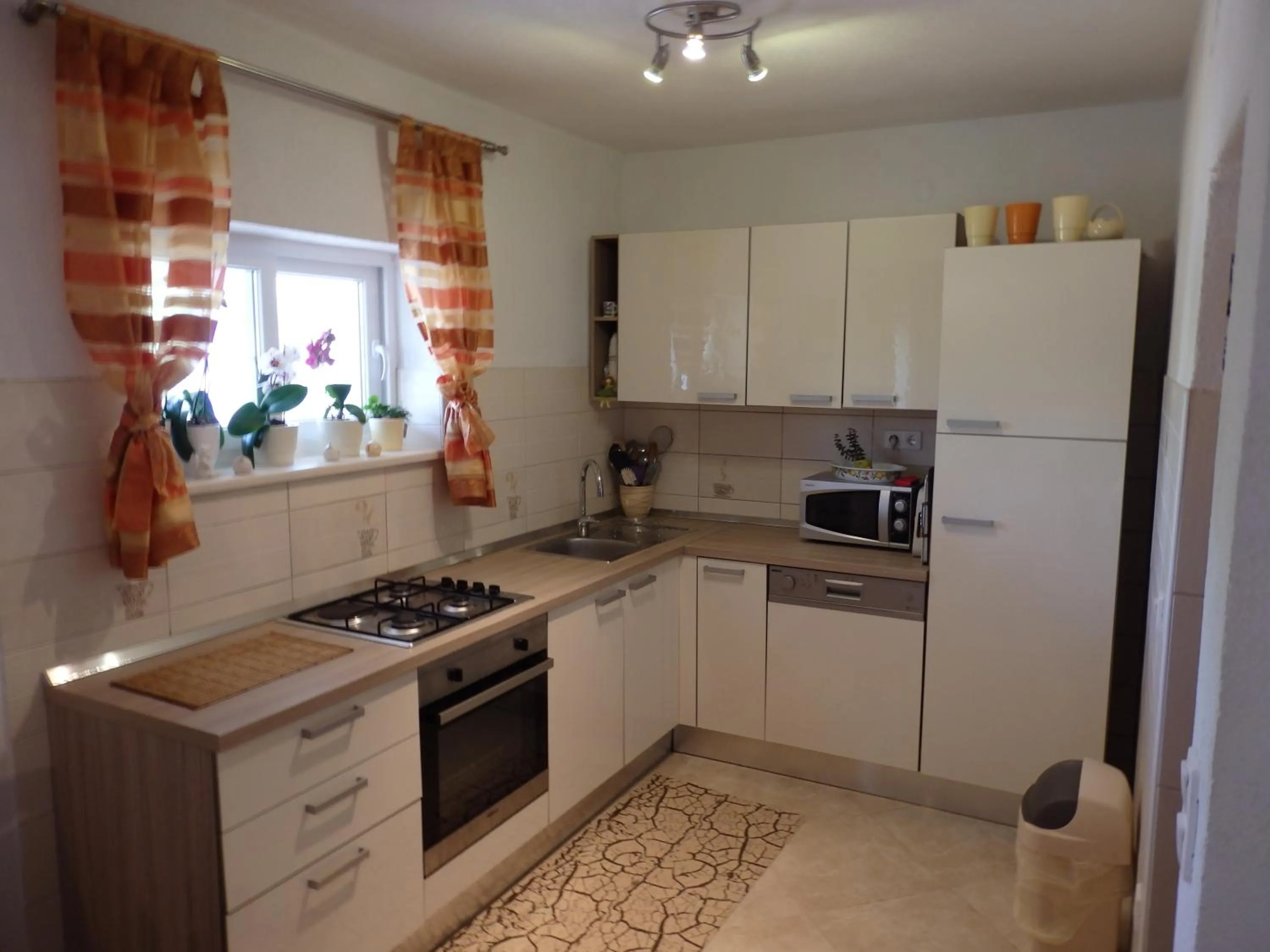 Kitchen or kitchenette in Apartments Biočić