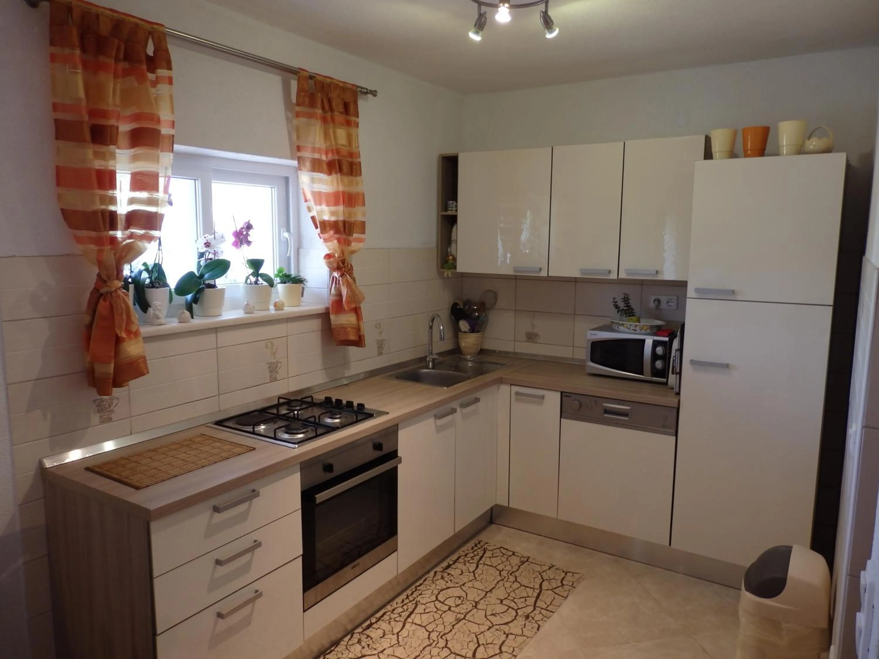 Kitchen or kitchenette in Apartments Biočić