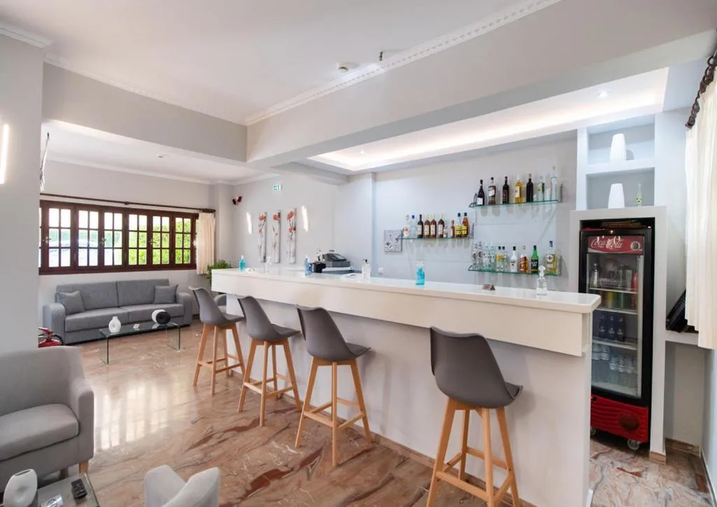Lounge or bar in Hotel Nostos