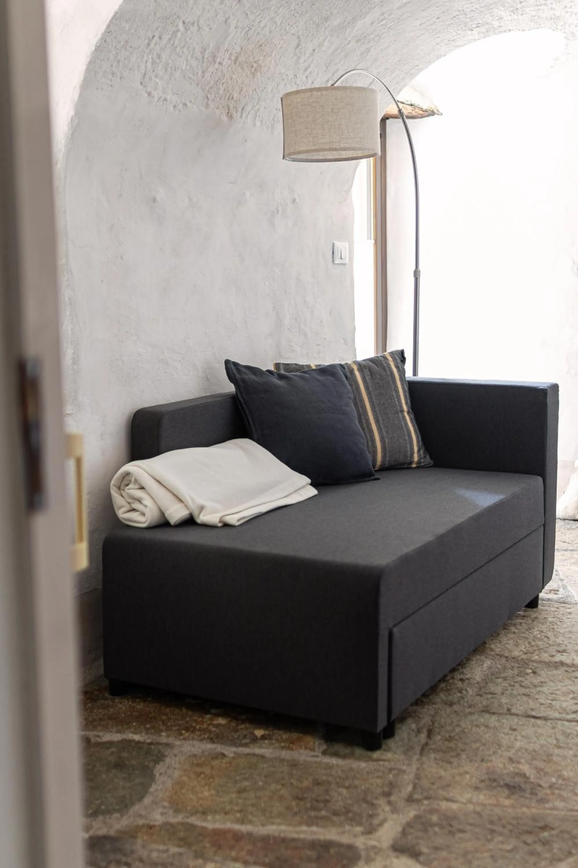 Living room, Bed in Relais del Brigante