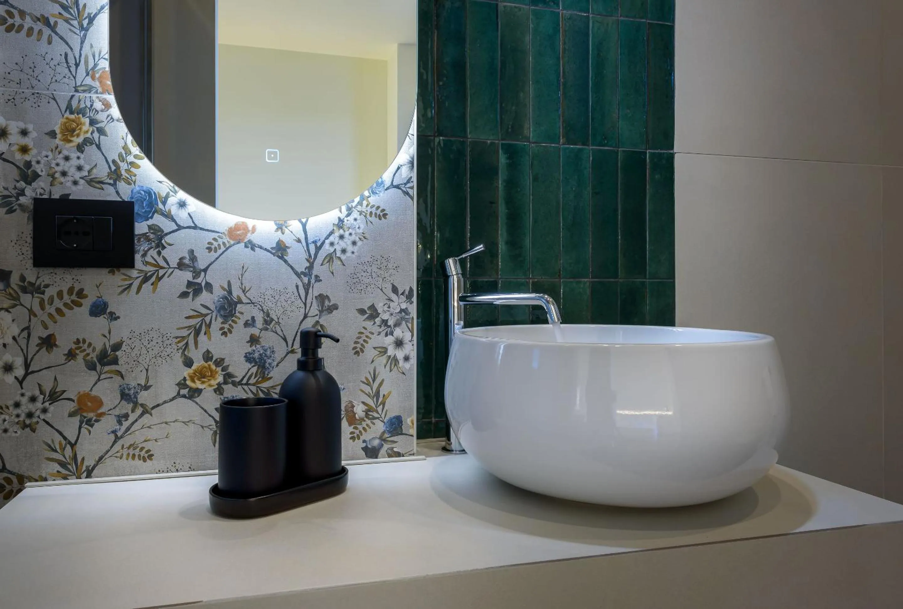 Bathroom in Albergo Auralba