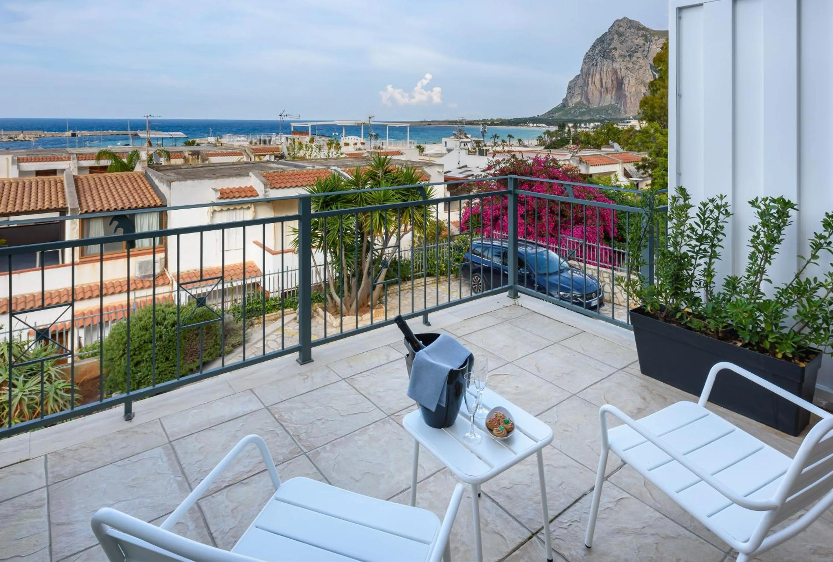 Balcony/Terrace in Albergo Auralba