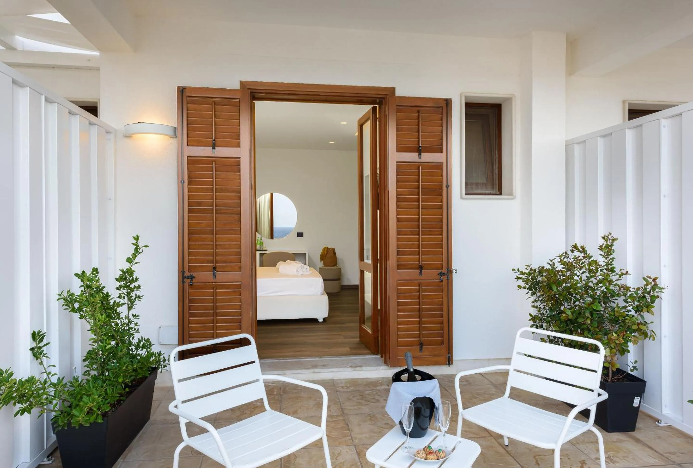 Balcony/Terrace in Albergo Auralba
