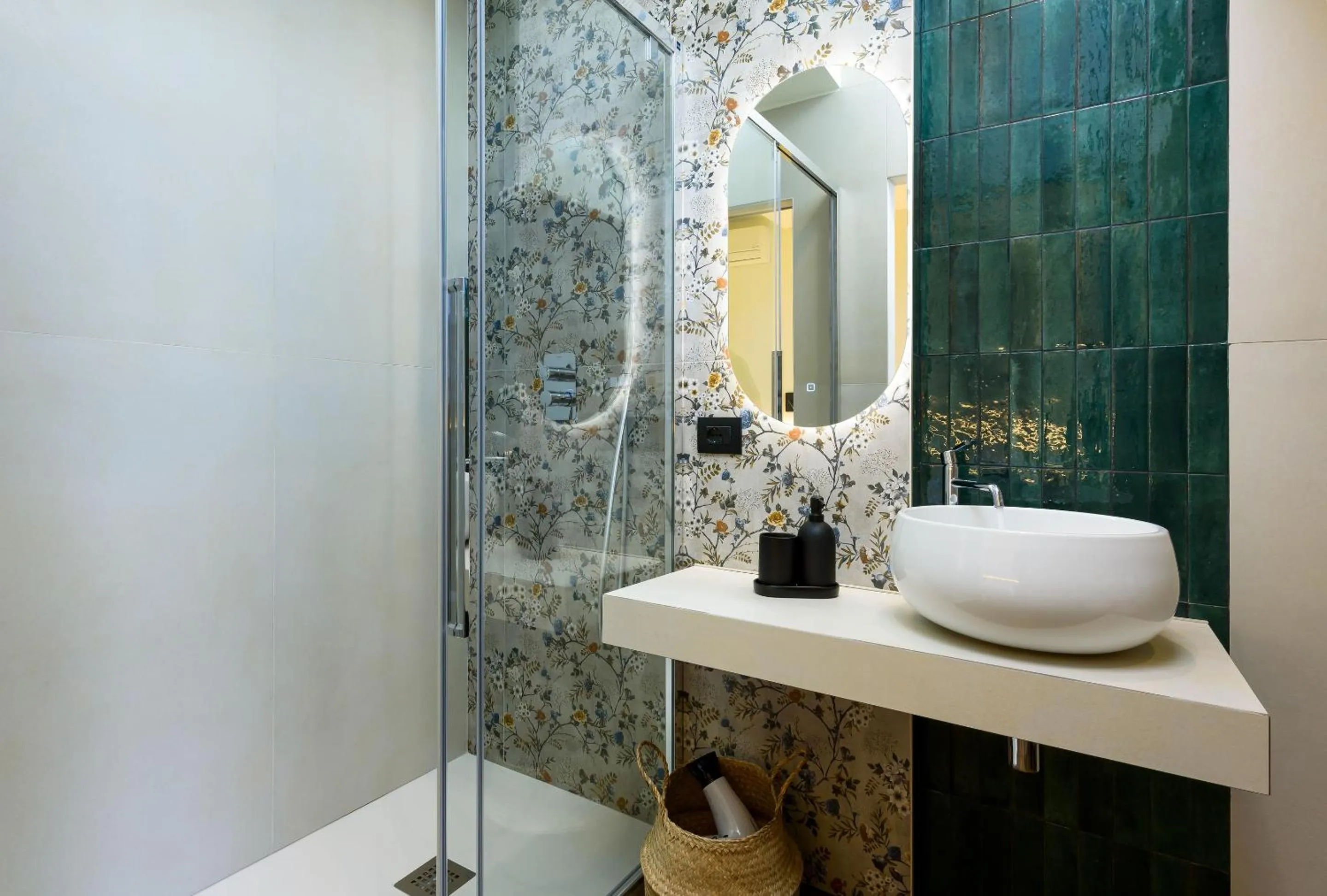 Bathroom in Albergo Auralba