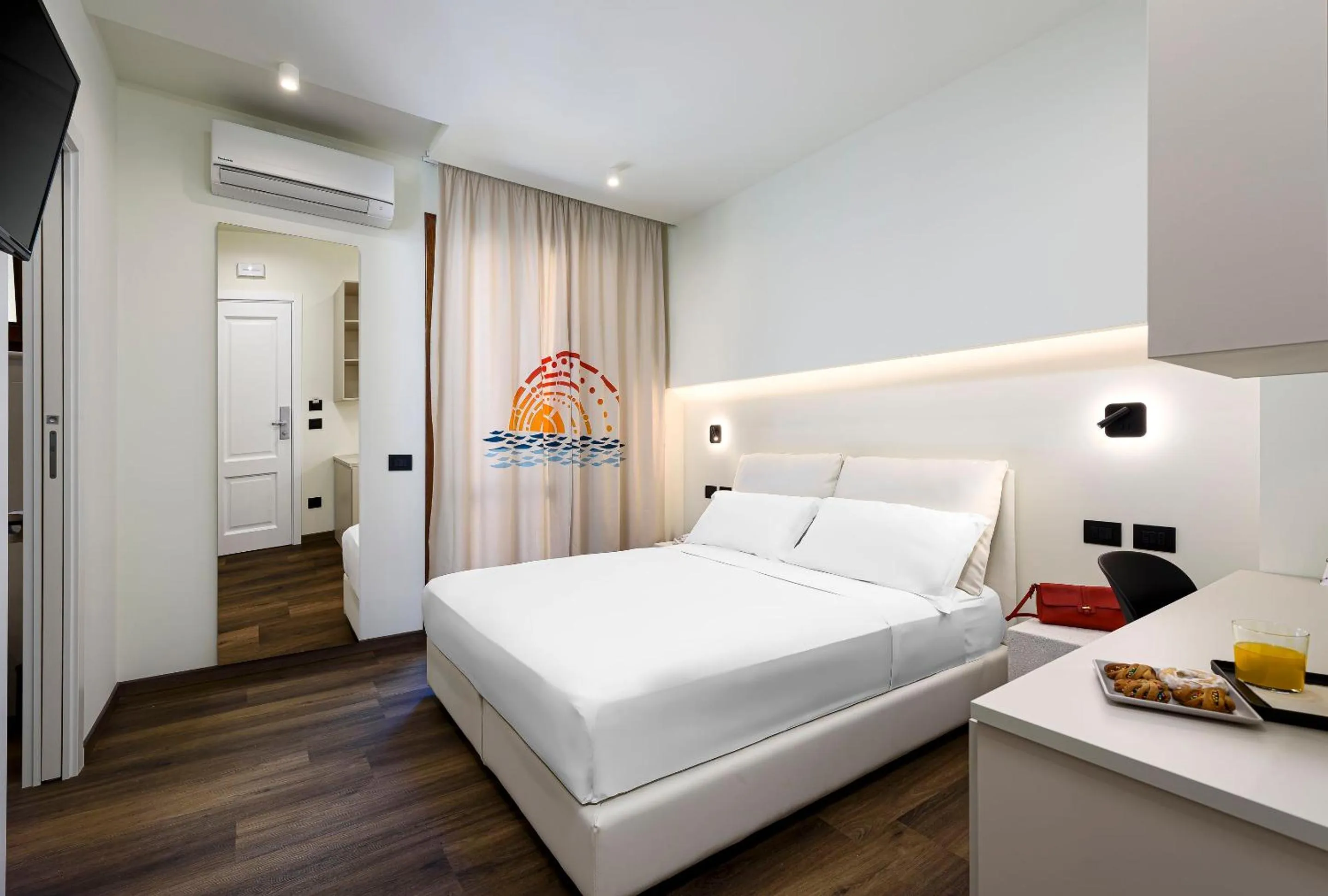 Bedroom, Bed in Albergo Auralba