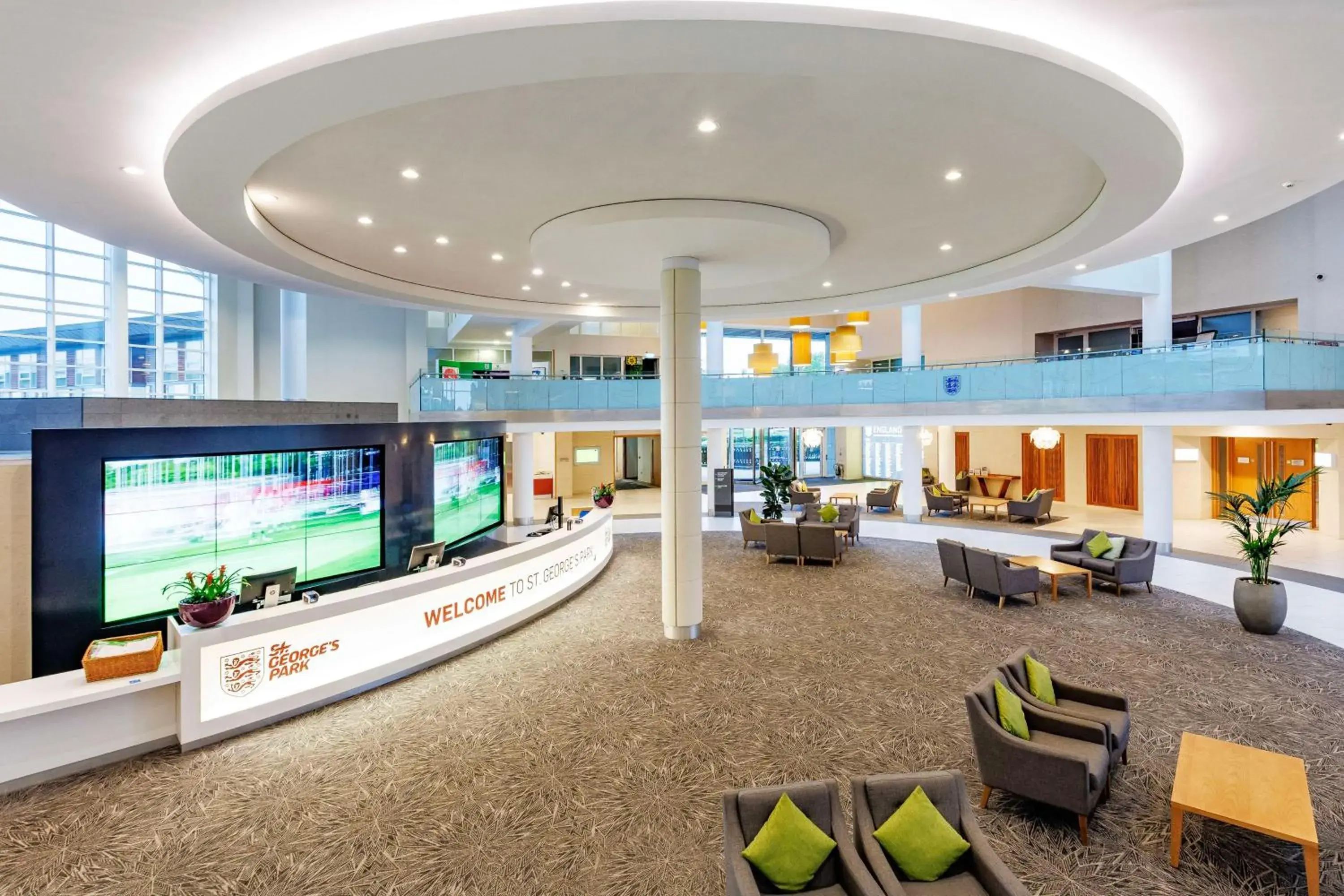 Lobby or reception in Hilton at St George's Park Lobby or reception in Hilton at St George's Park