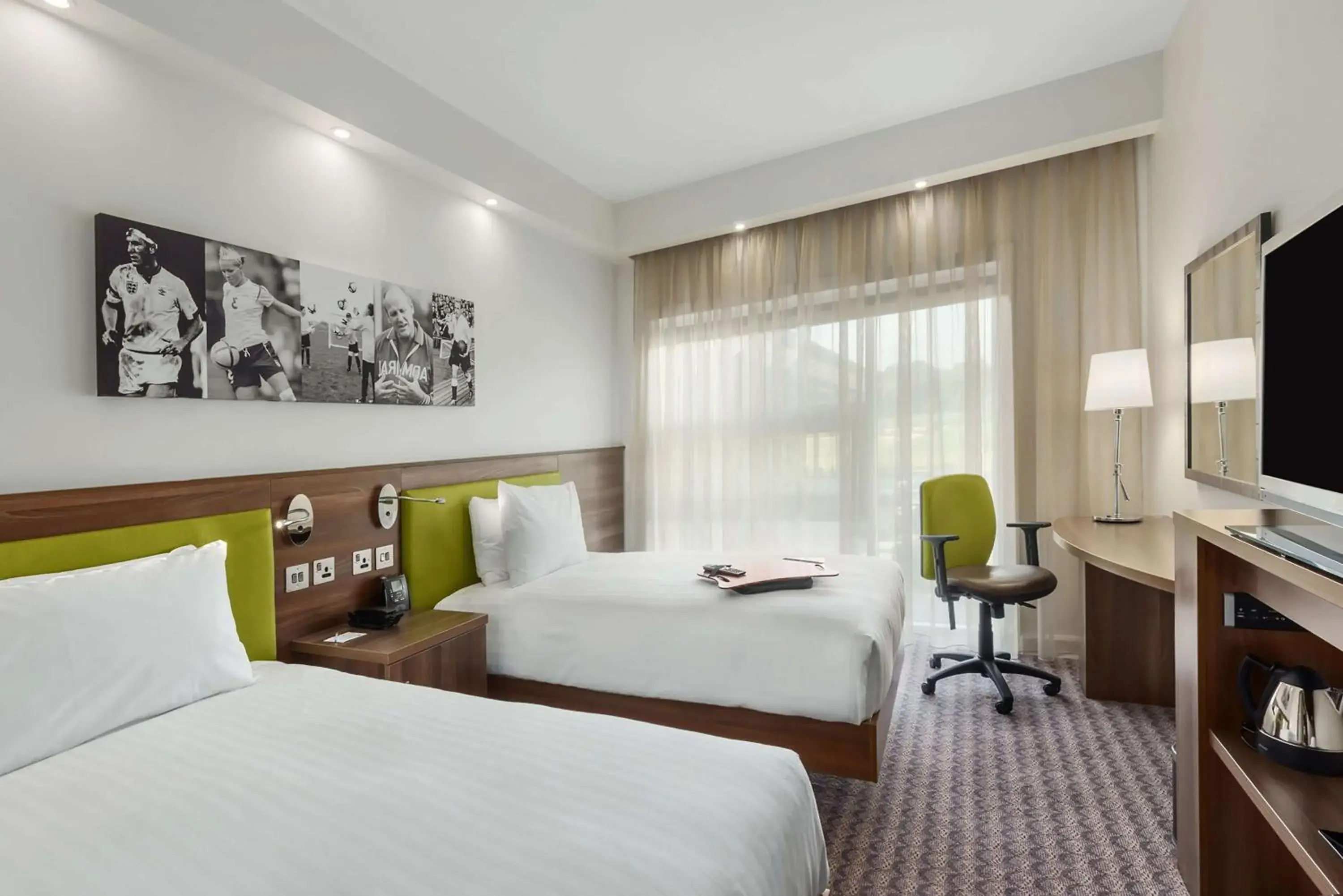 Twin Room with Shower in Hilton at St George's Park Twin Room with Shower in Hilton at St George's Park