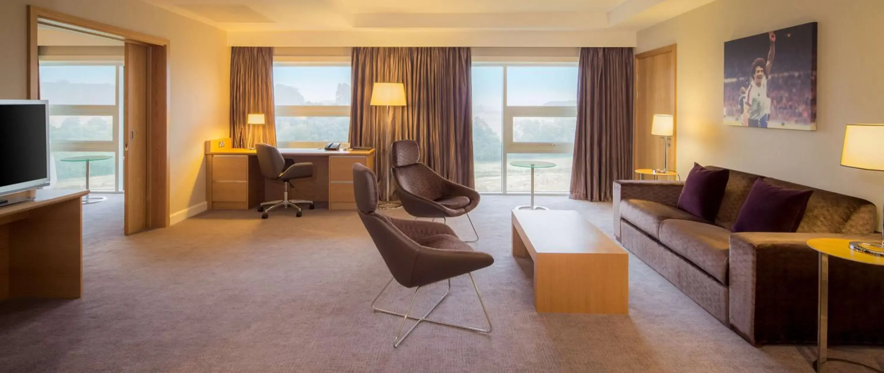 Living room in Hilton at St George's Park Living room in Hilton at St George's Park