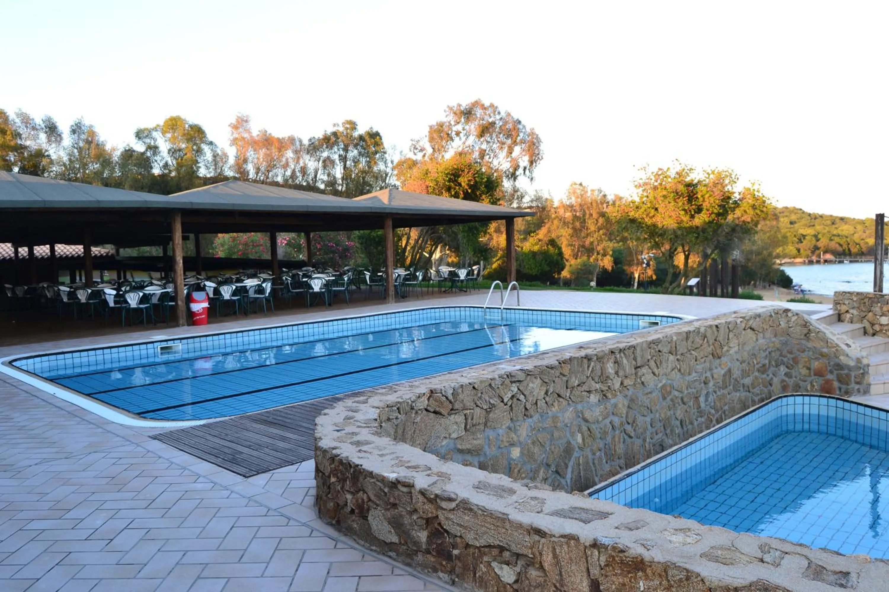 Swimming pool in Residence Porto Mannu