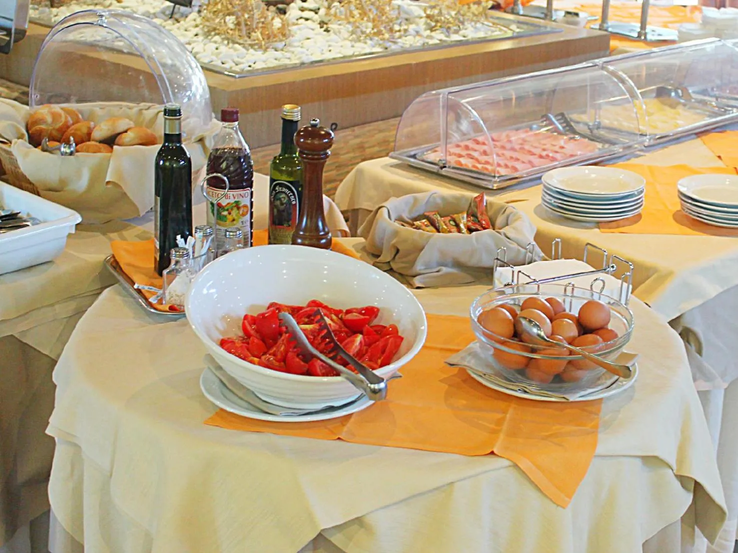 Continental breakfast in Residence Porto Mannu