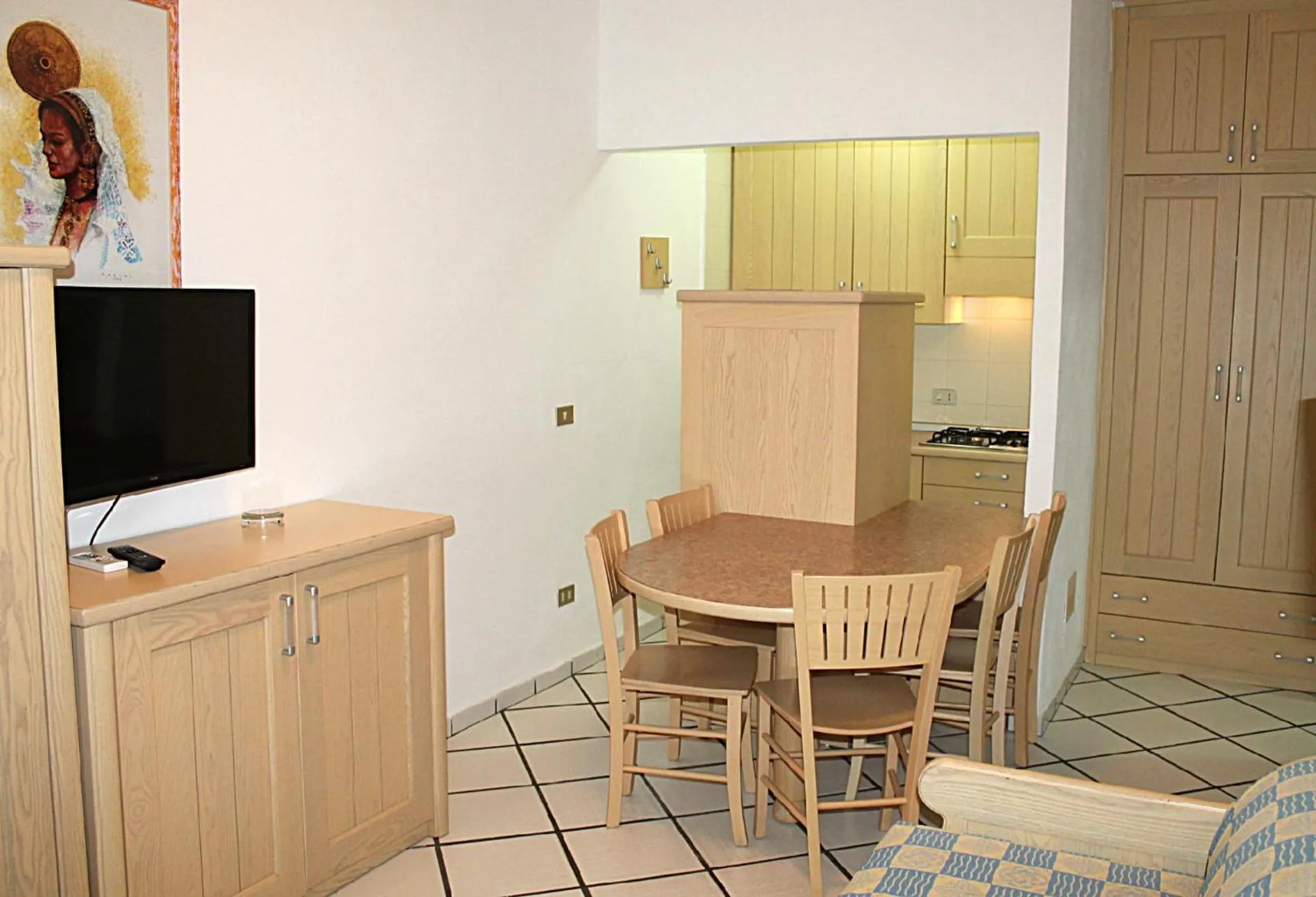 Kitchen or kitchenette in Residence Porto Mannu