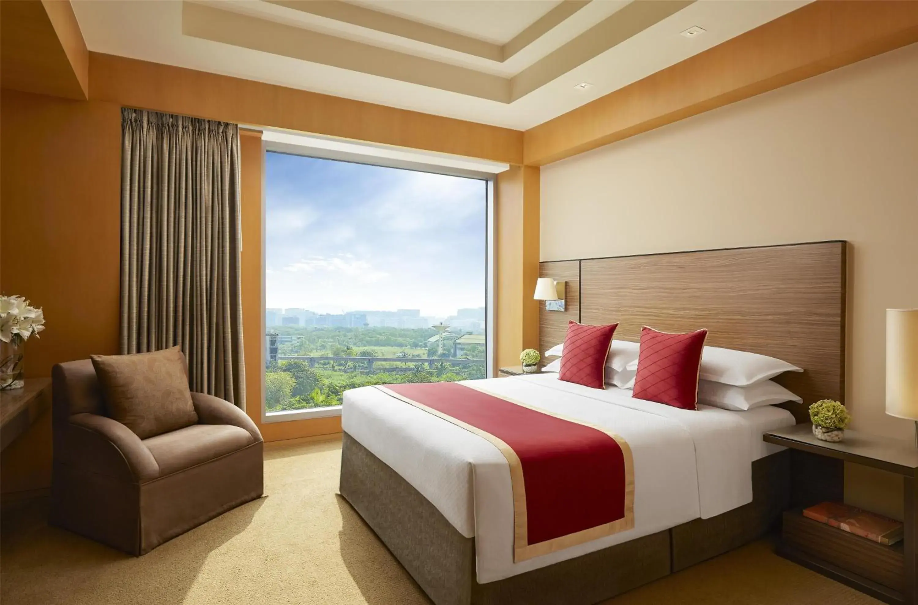 Photo of the whole room, Bed in Grand Hyatt Mumbai Hotel and Residences Photo of the whole room, Bed in Grand Hyatt Mumbai Hotel and Residences