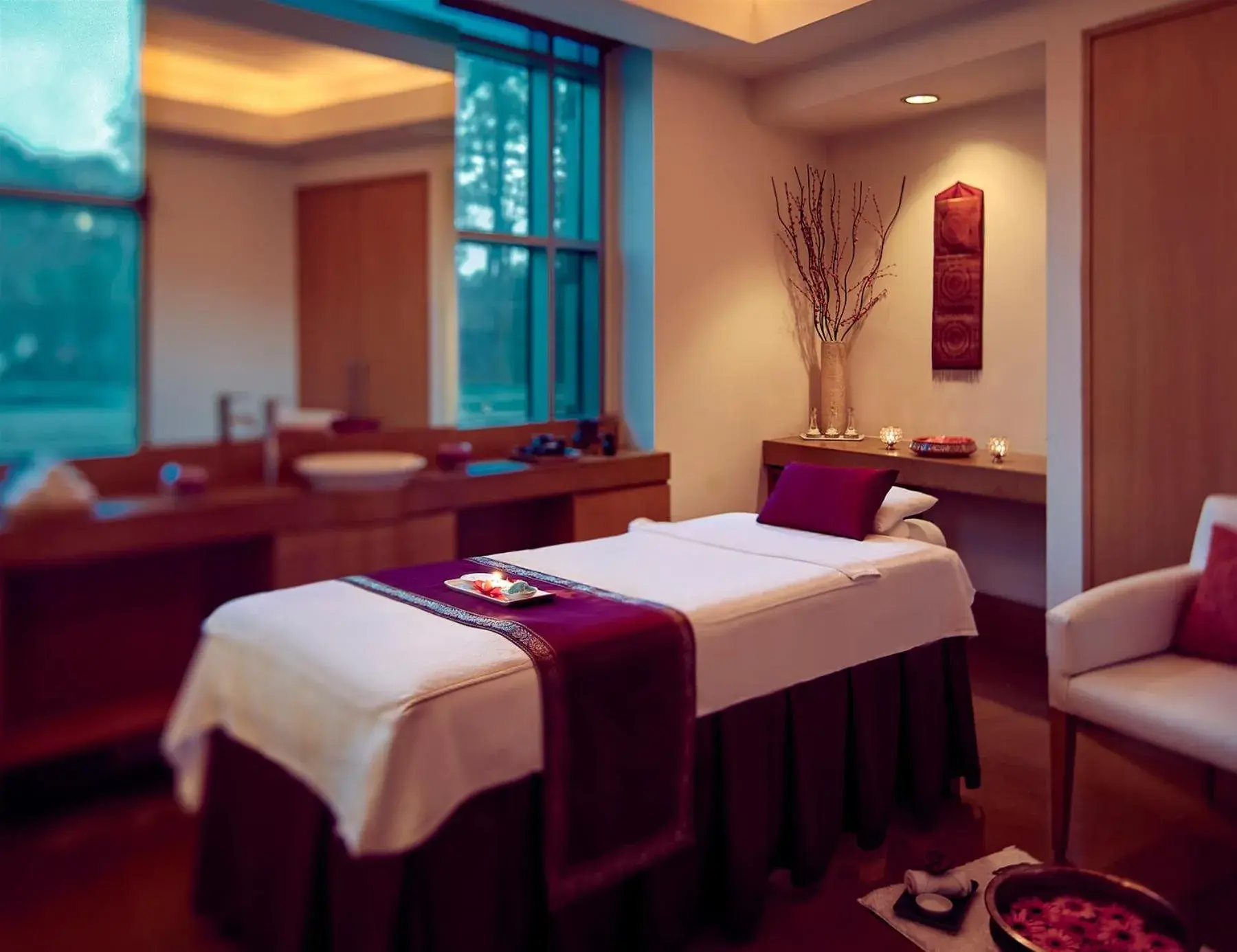 Spa and wellness centre/facilities, Bed in Grand Hyatt Mumbai Hotel and Residences Spa and wellness centre/facilities, Bed in Grand Hyatt Mumbai Hotel and Residences