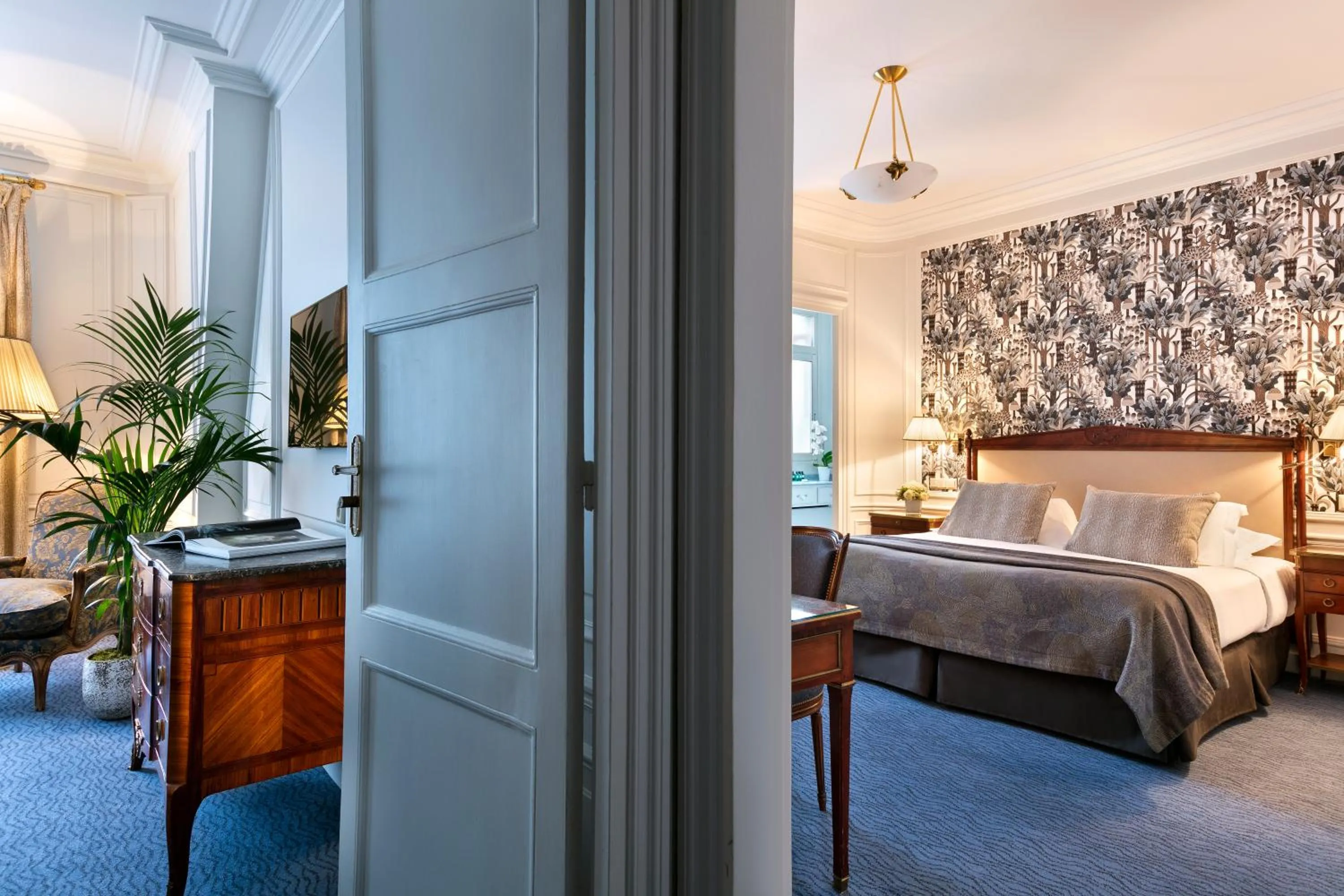 Bedroom, Bed in Hôtel San Régis