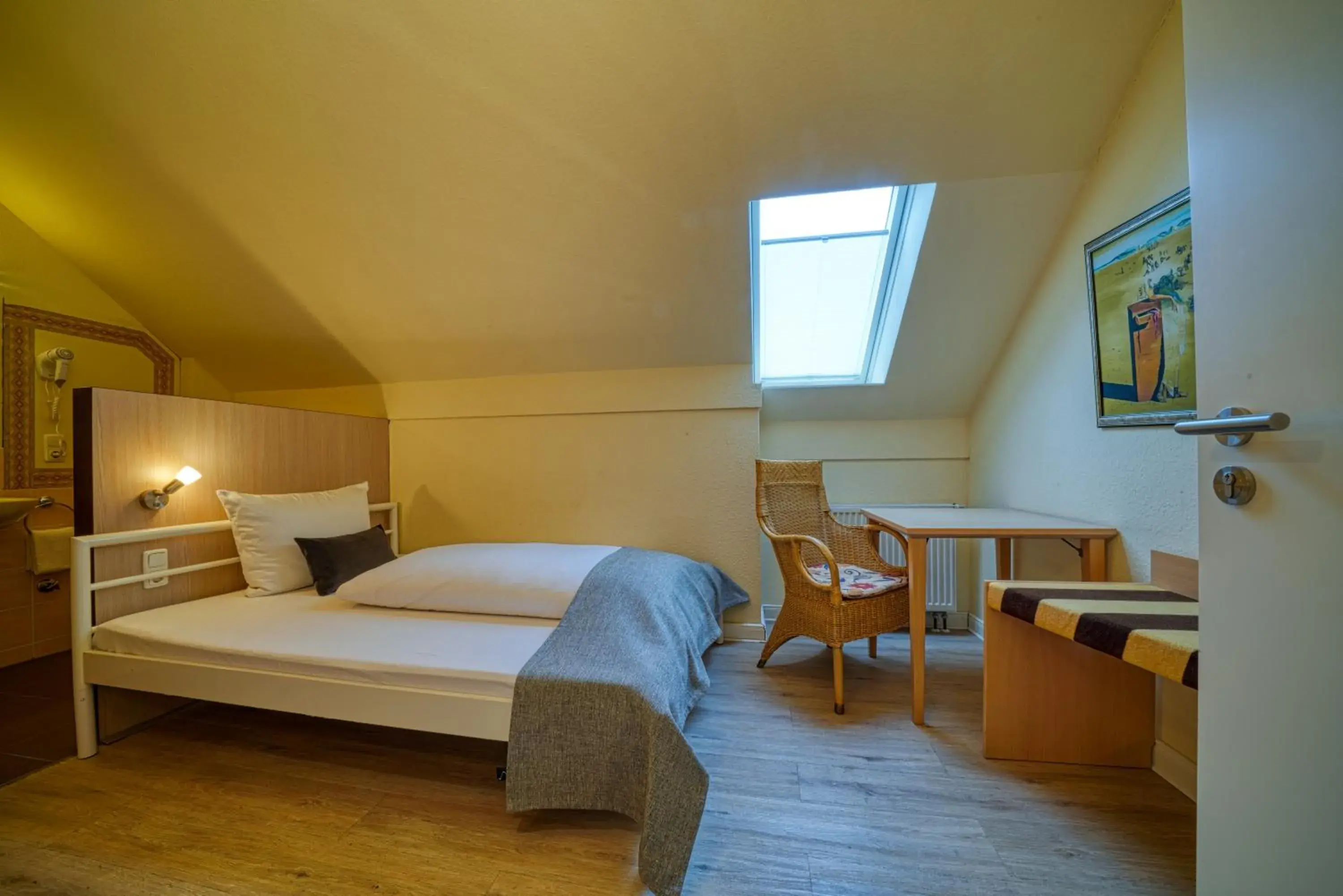 Bed in Hotel Wissers Fehmarn Bed in Hotel Wissers Fehmarn