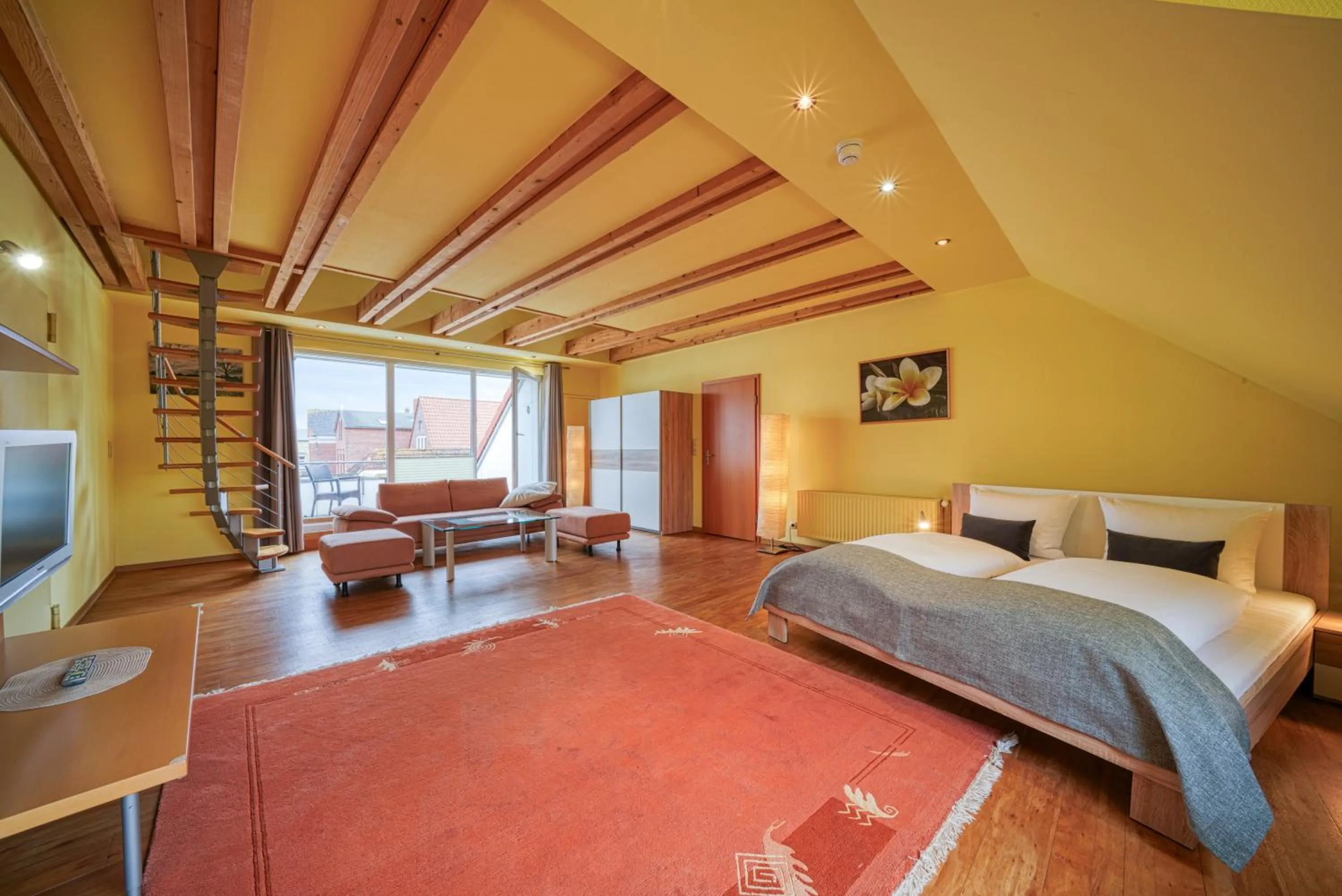 Bed in Hotel Wissers Fehmarn