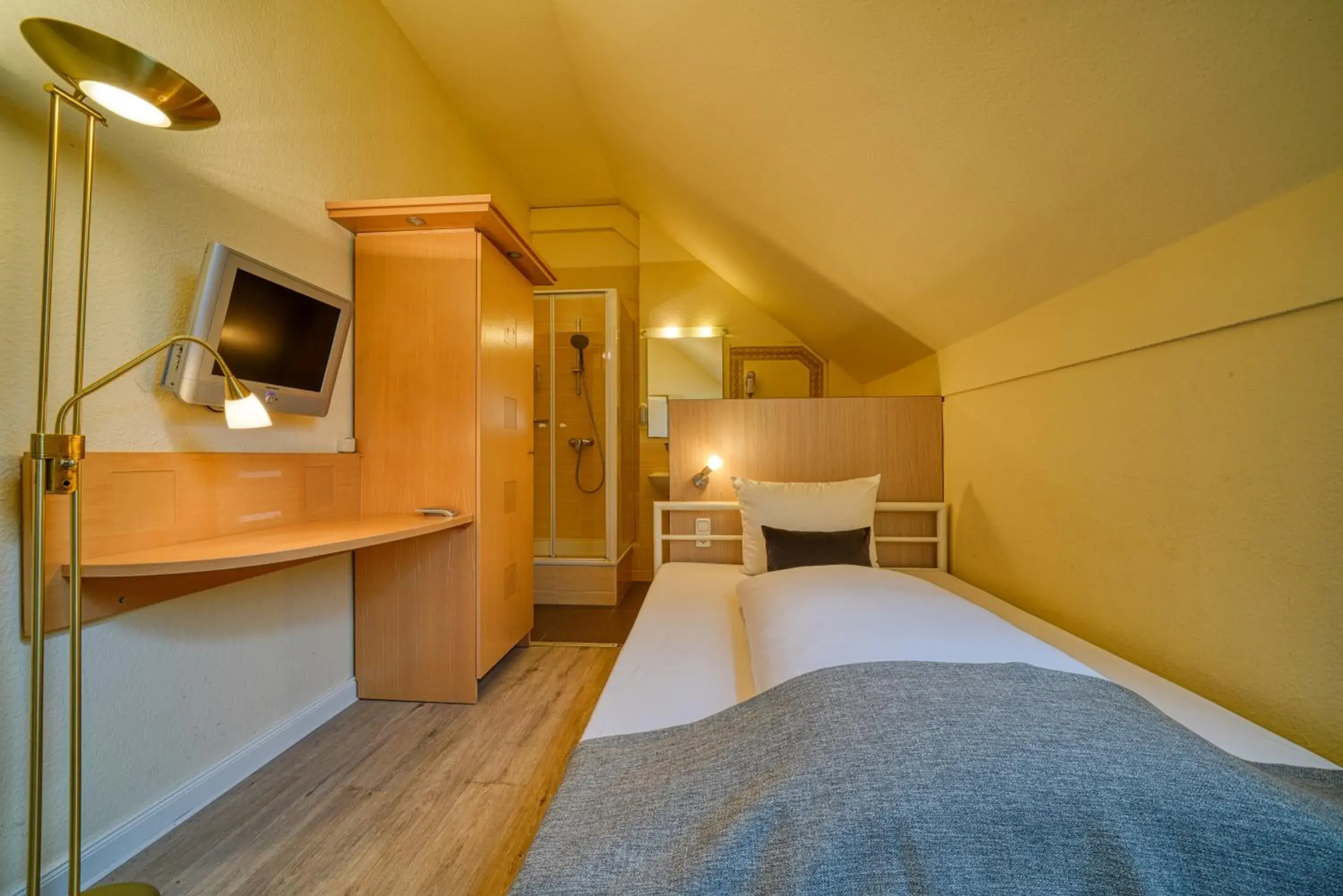 Bed in Hotel Wissers Fehmarn Bed in Hotel Wissers Fehmarn