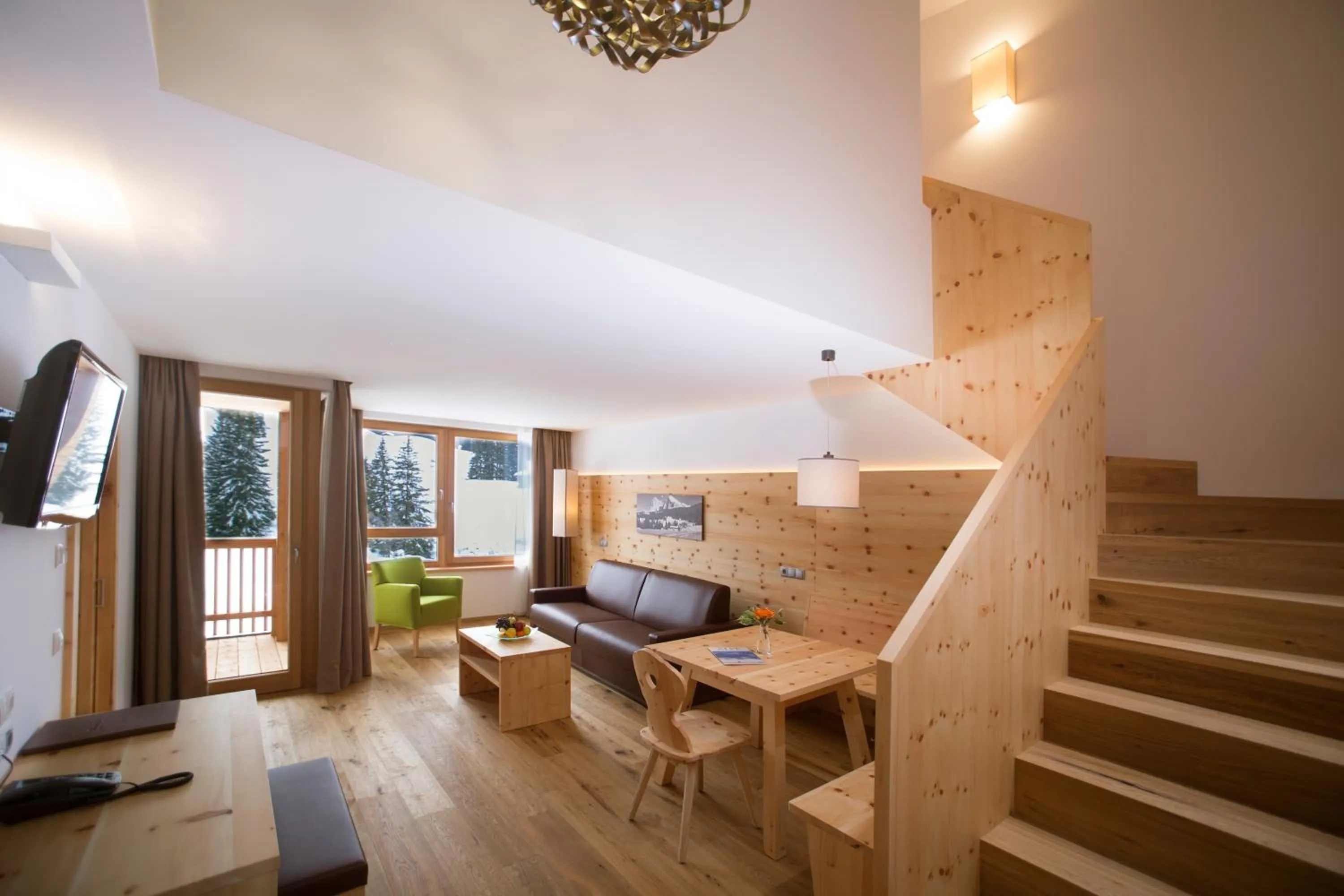 Living room in Sporthotel Floralpina