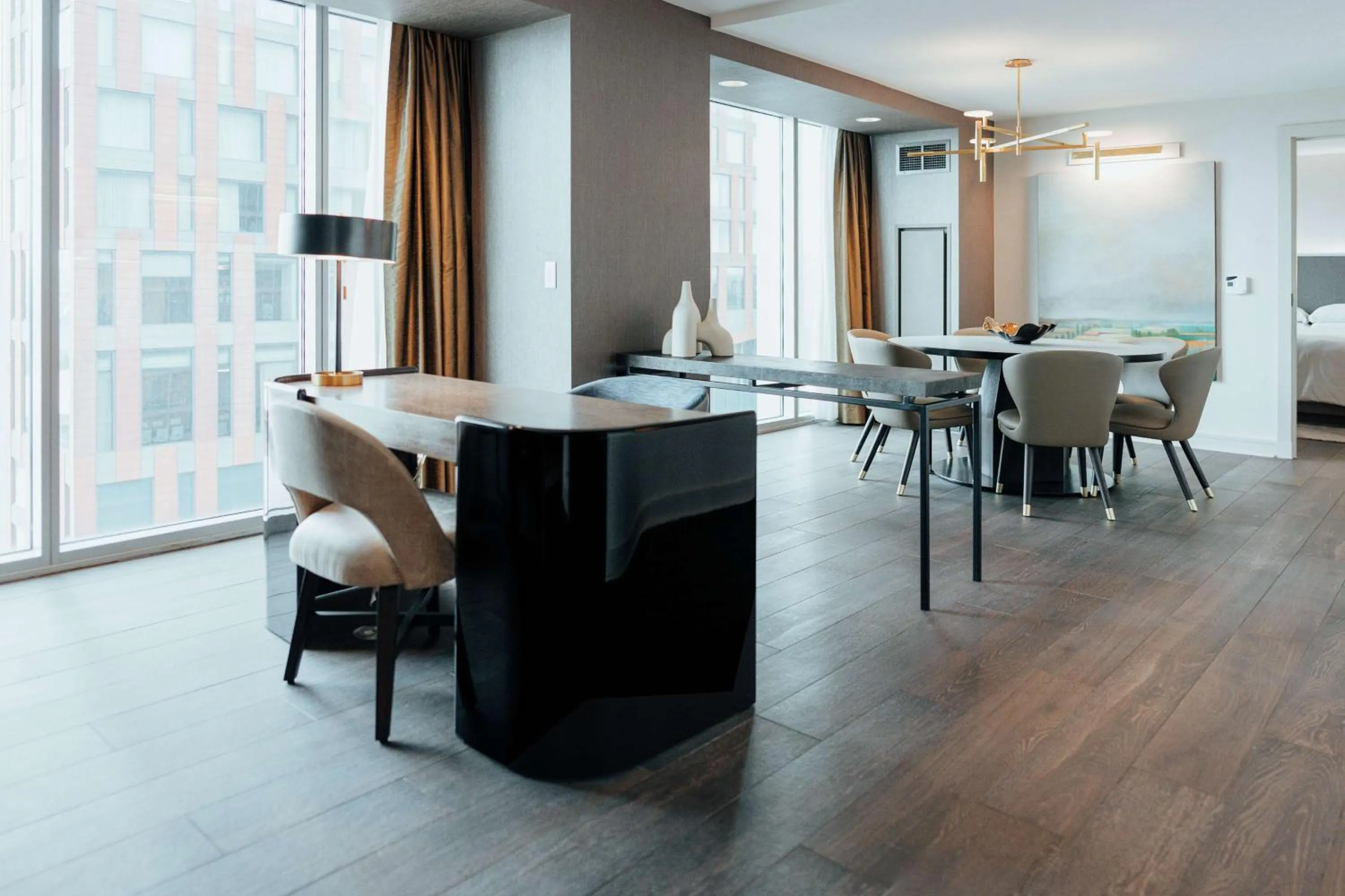 Living room in Hilton Columbus Downtown