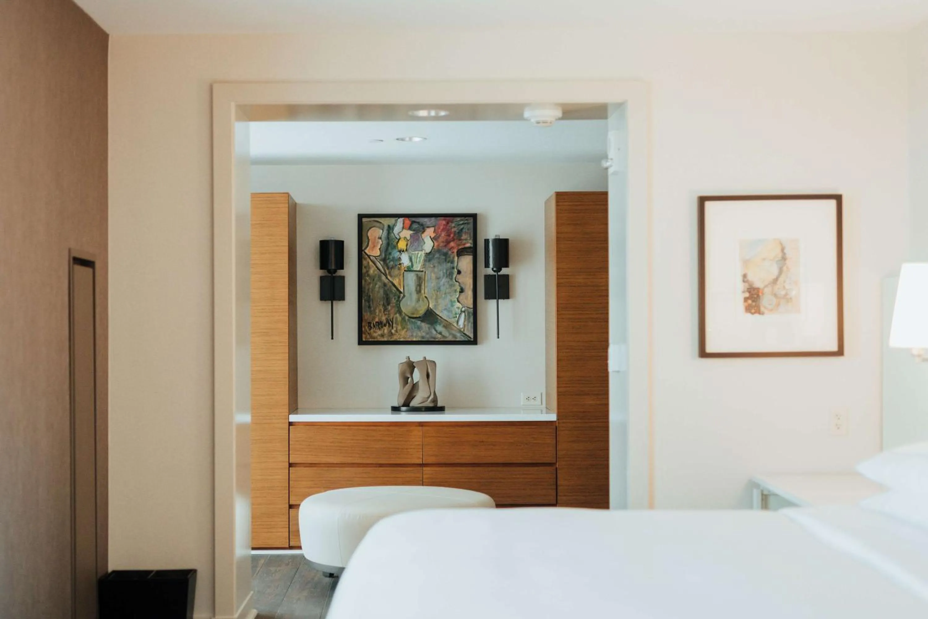 Bed in Hilton Columbus Downtown