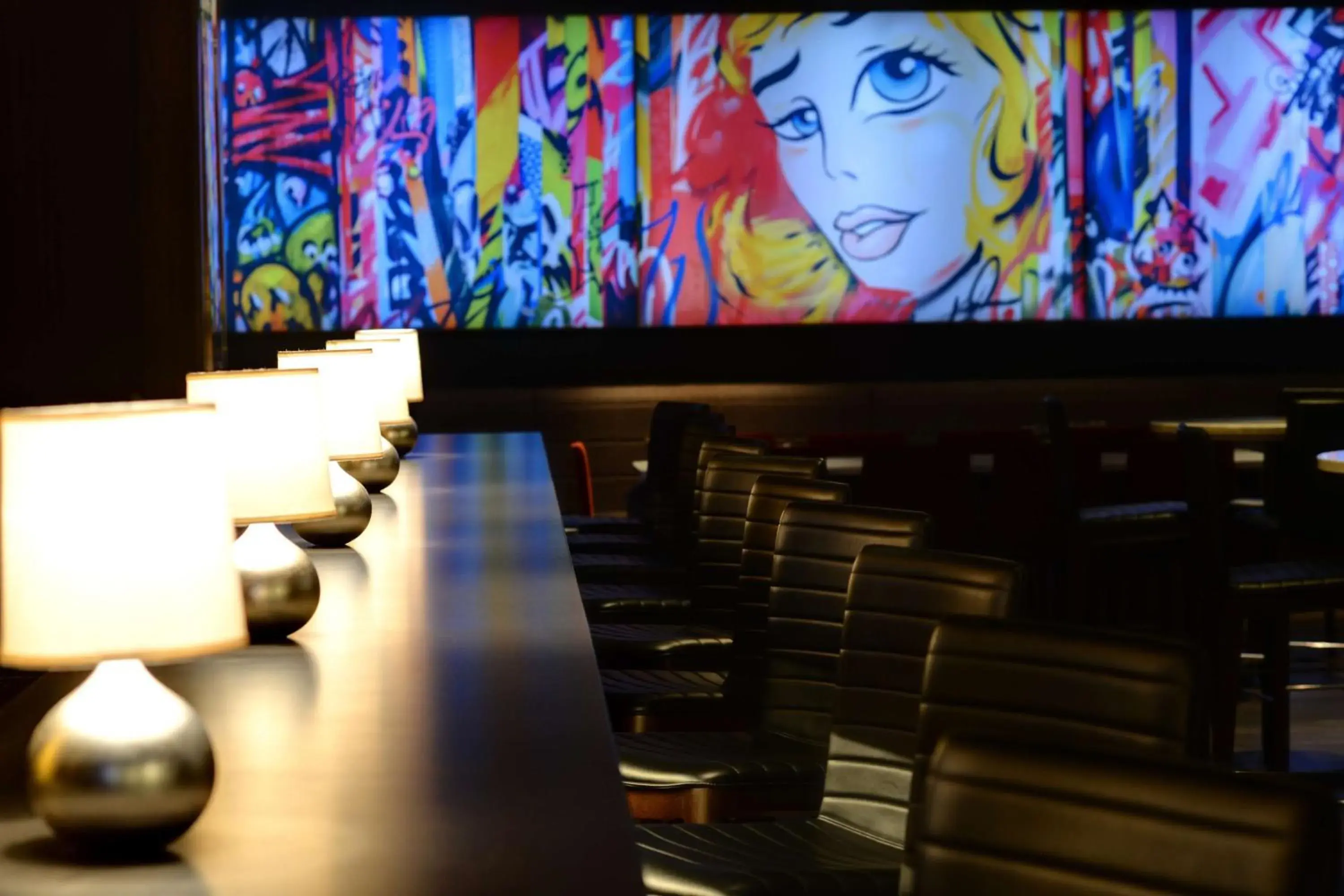 Lounge or bar in Hilton Columbus Downtown Lounge or bar in Hilton Columbus Downtown