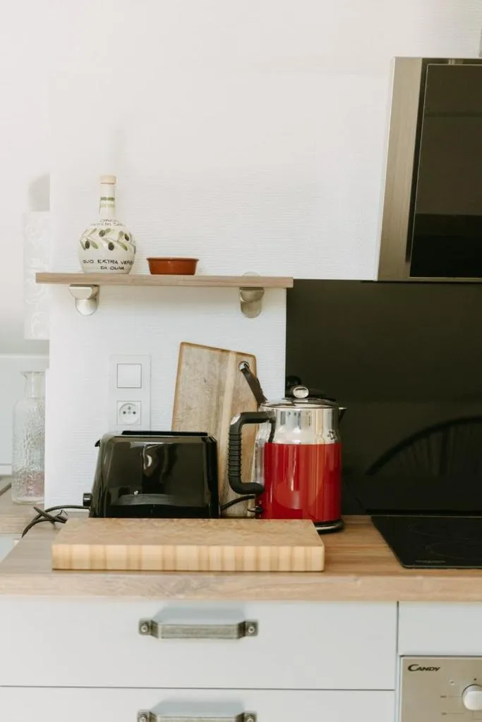 stove in Logis Hôtel du Château