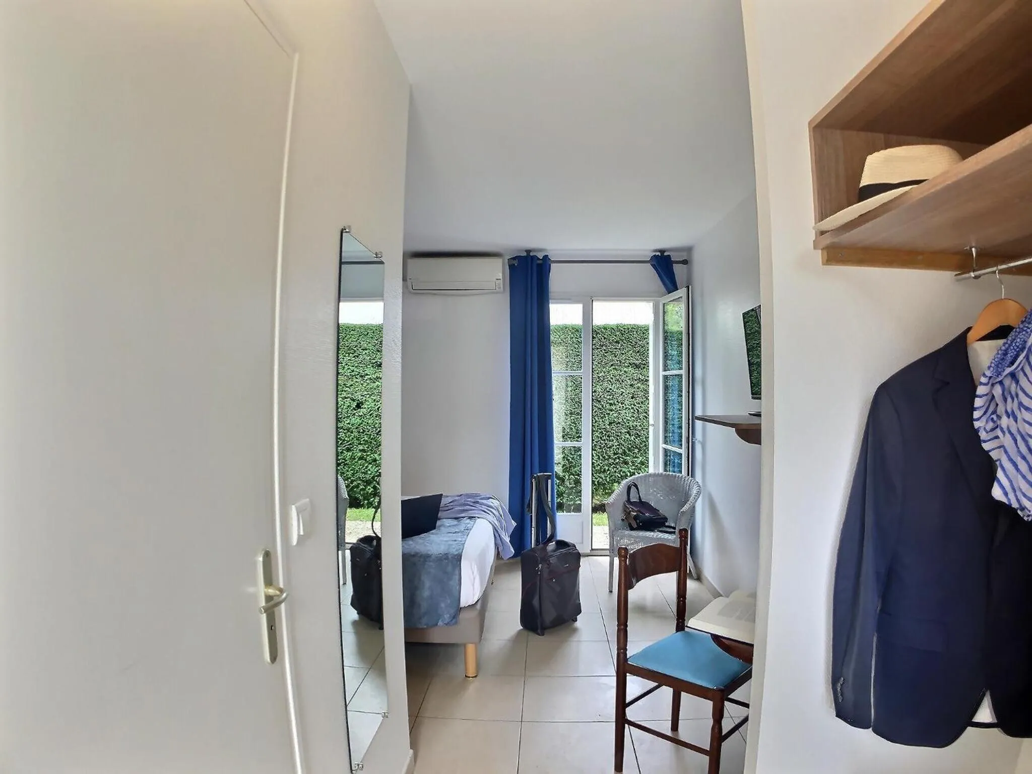 View (from property/room) in Logis Hôtel du Château