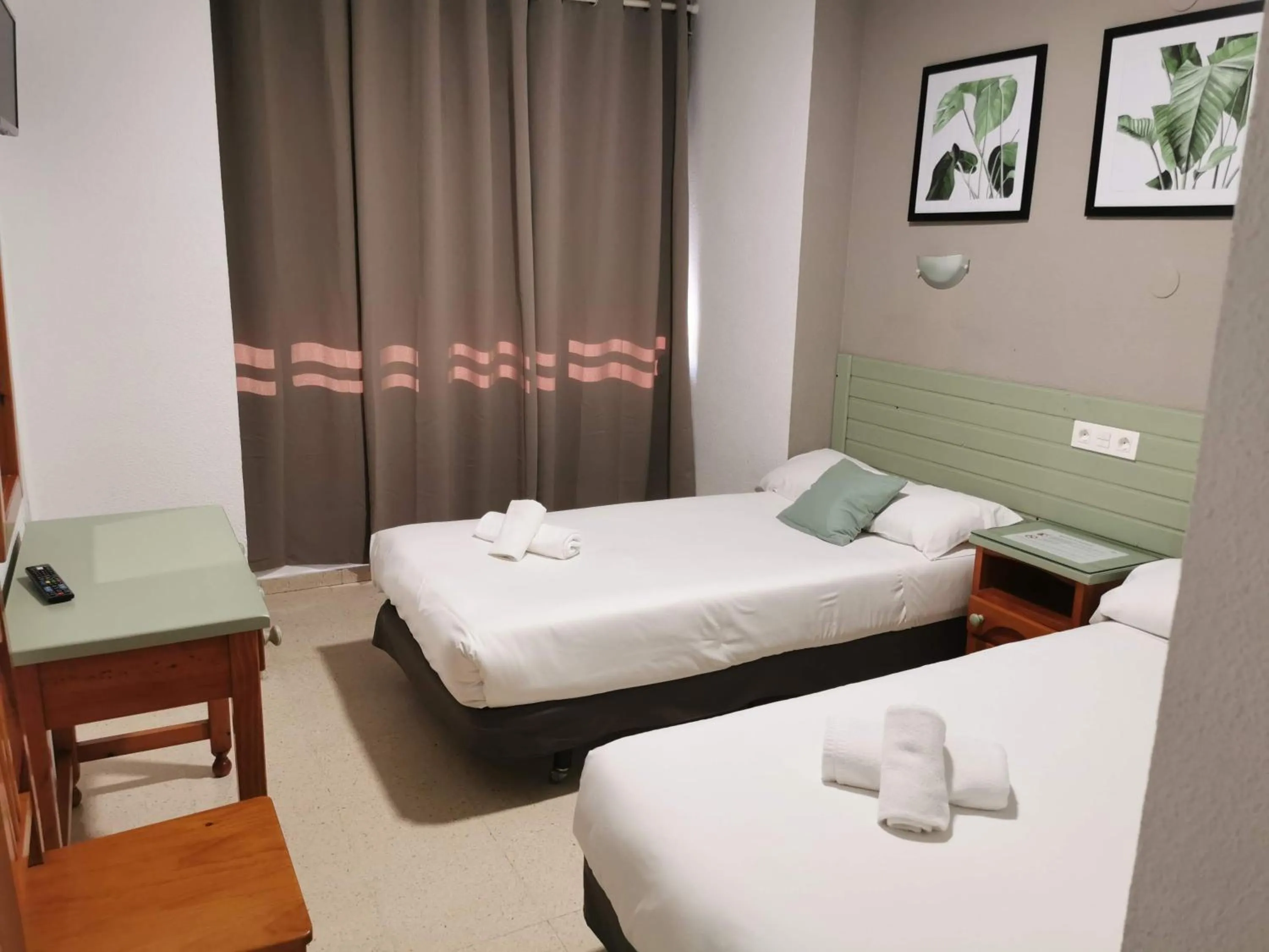 towels, Bed in Hotel Costa Andaluza