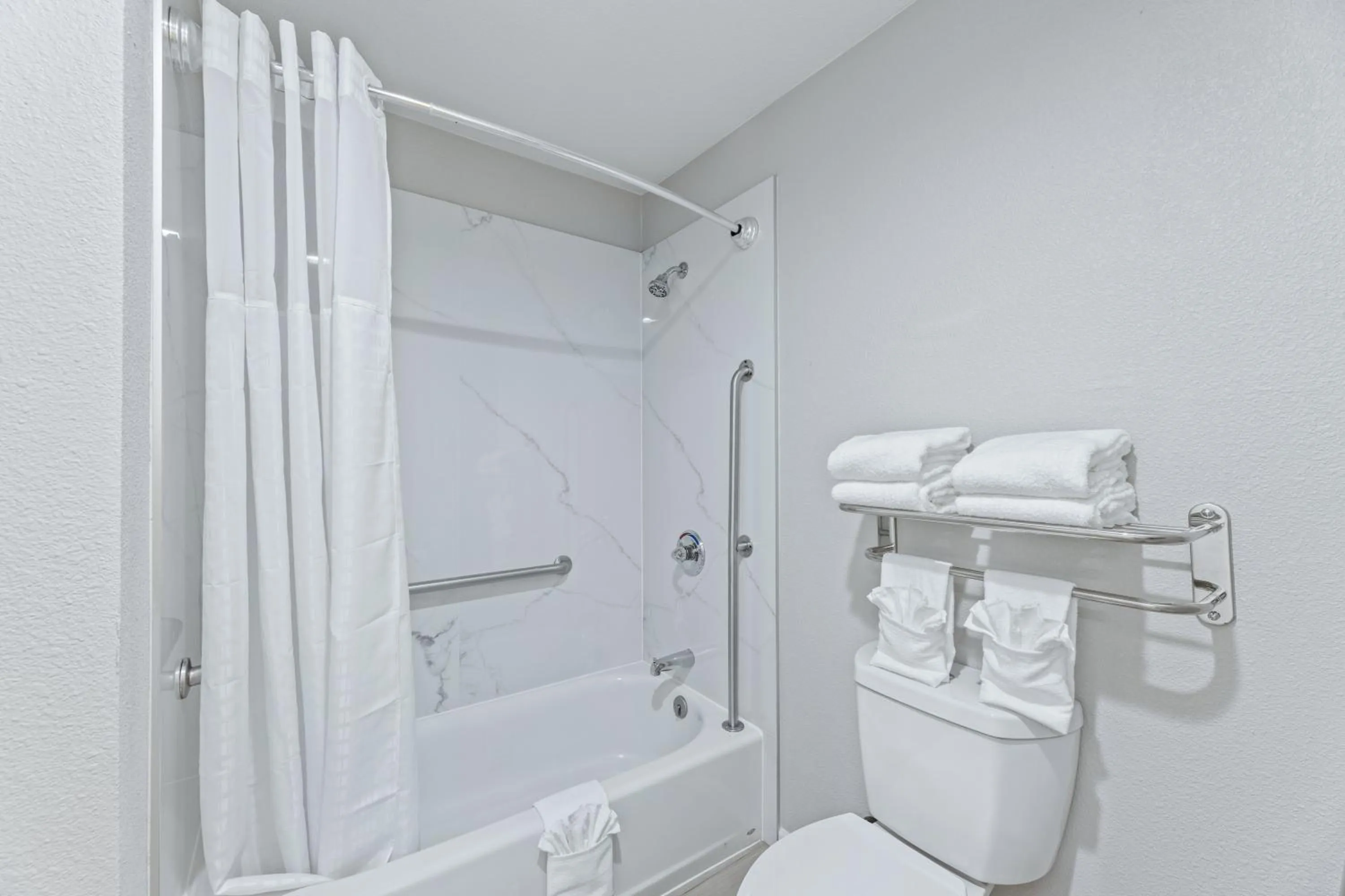 Shower in Days Inn by Wyndham McKinney