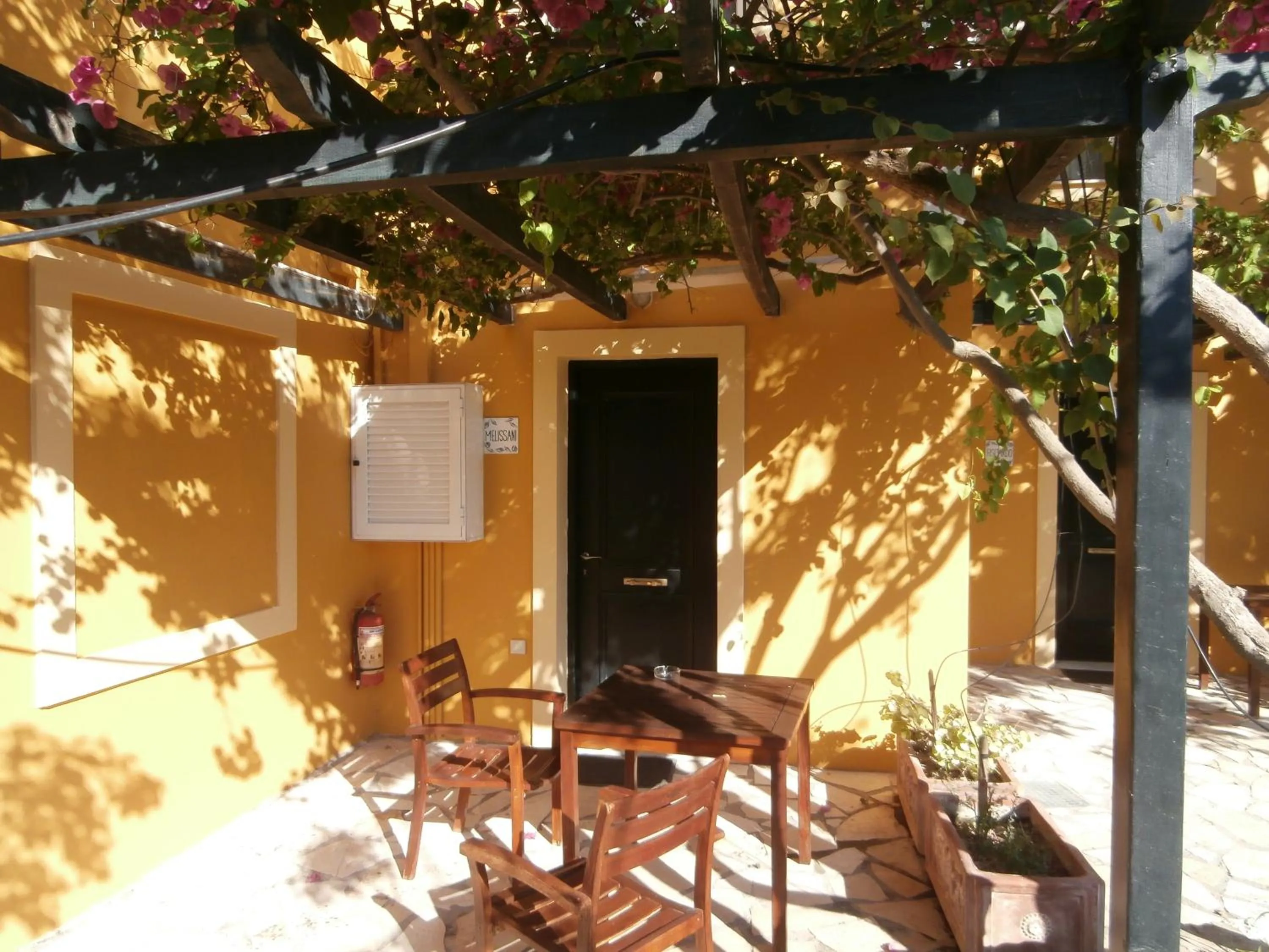 Patio in Sandy Beach Villas and Apartments