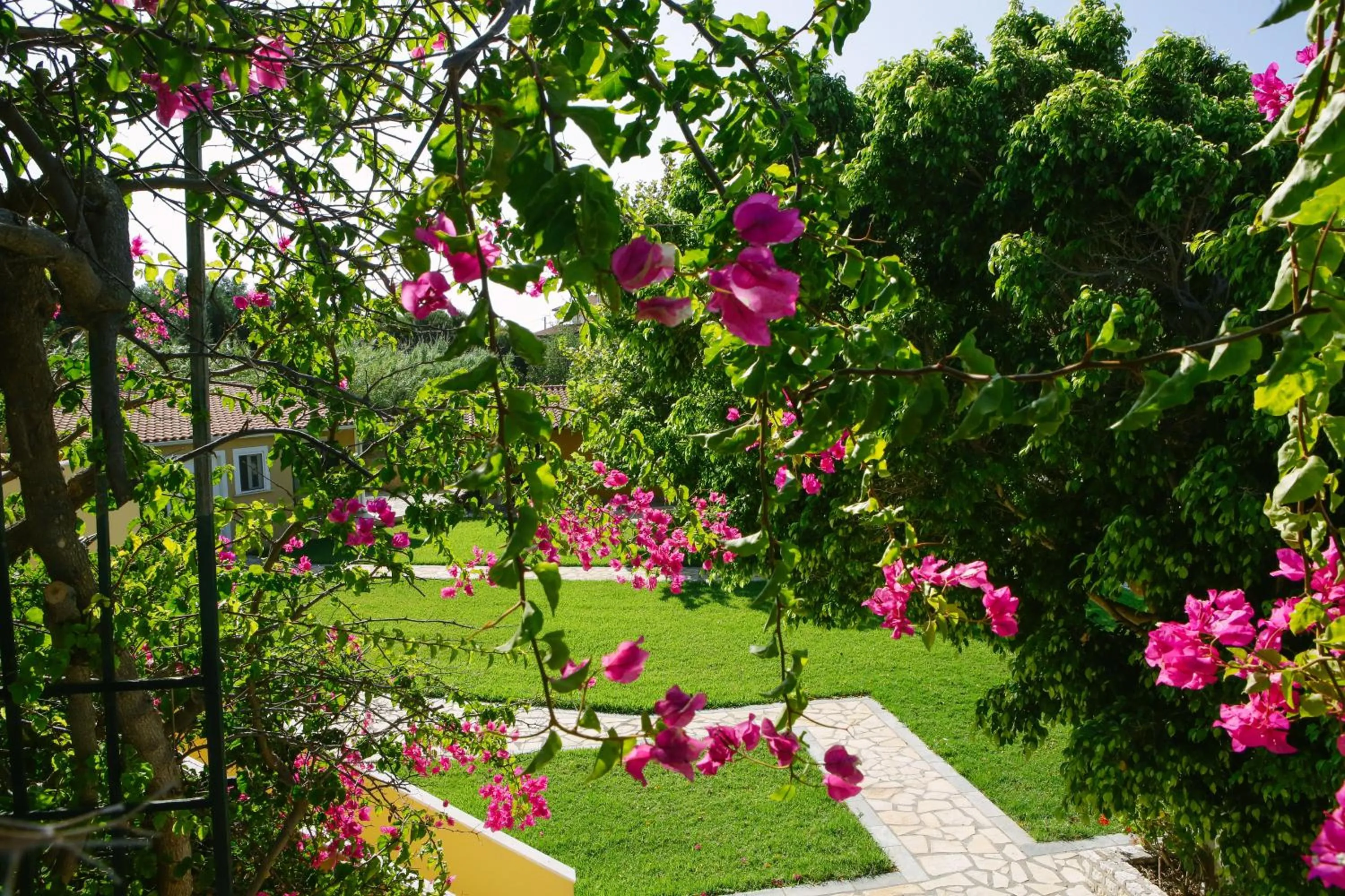 Garden view in Sandy Beach Villas and Apartments