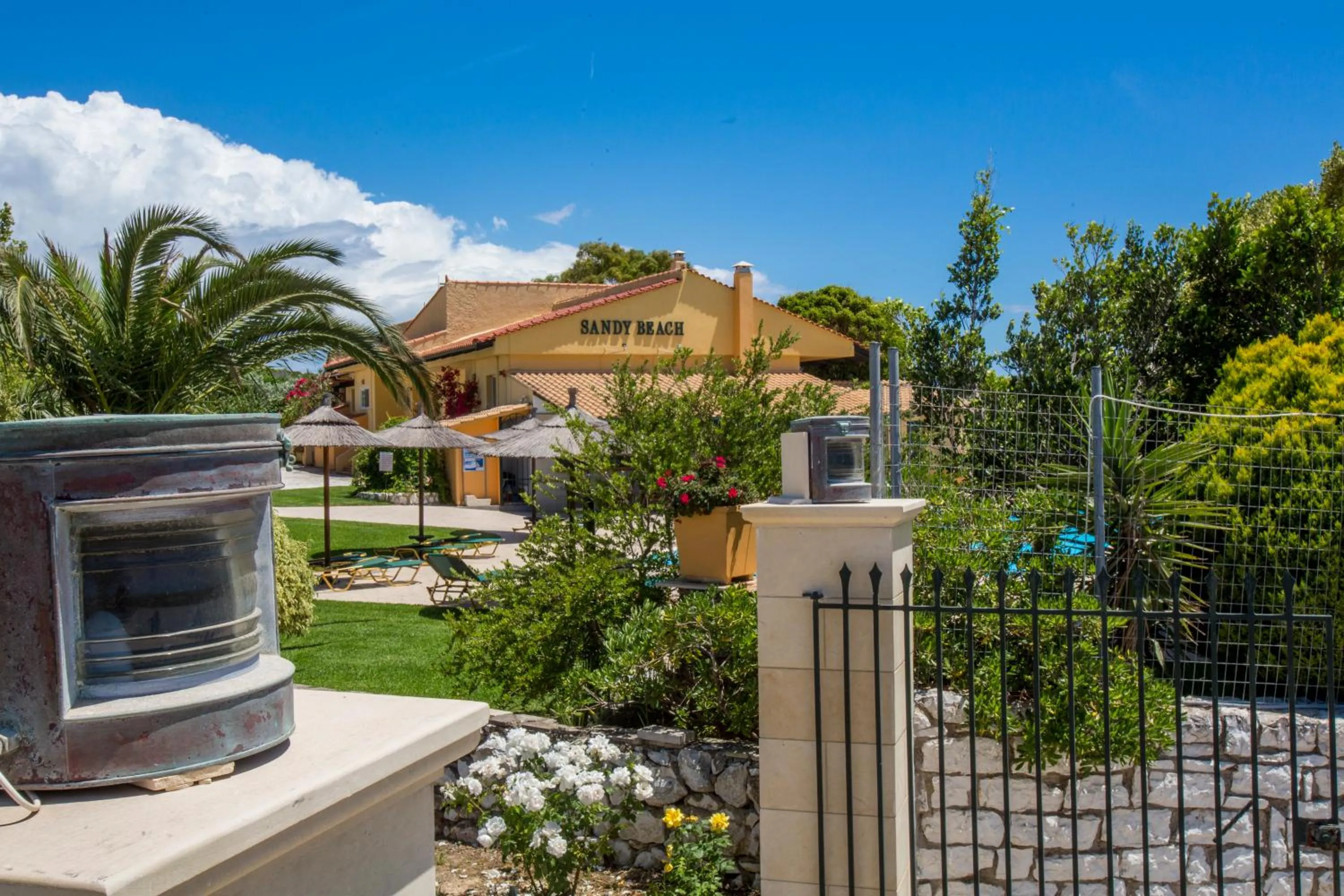 Facade/entrance in Sandy Beach Villas and Apartments