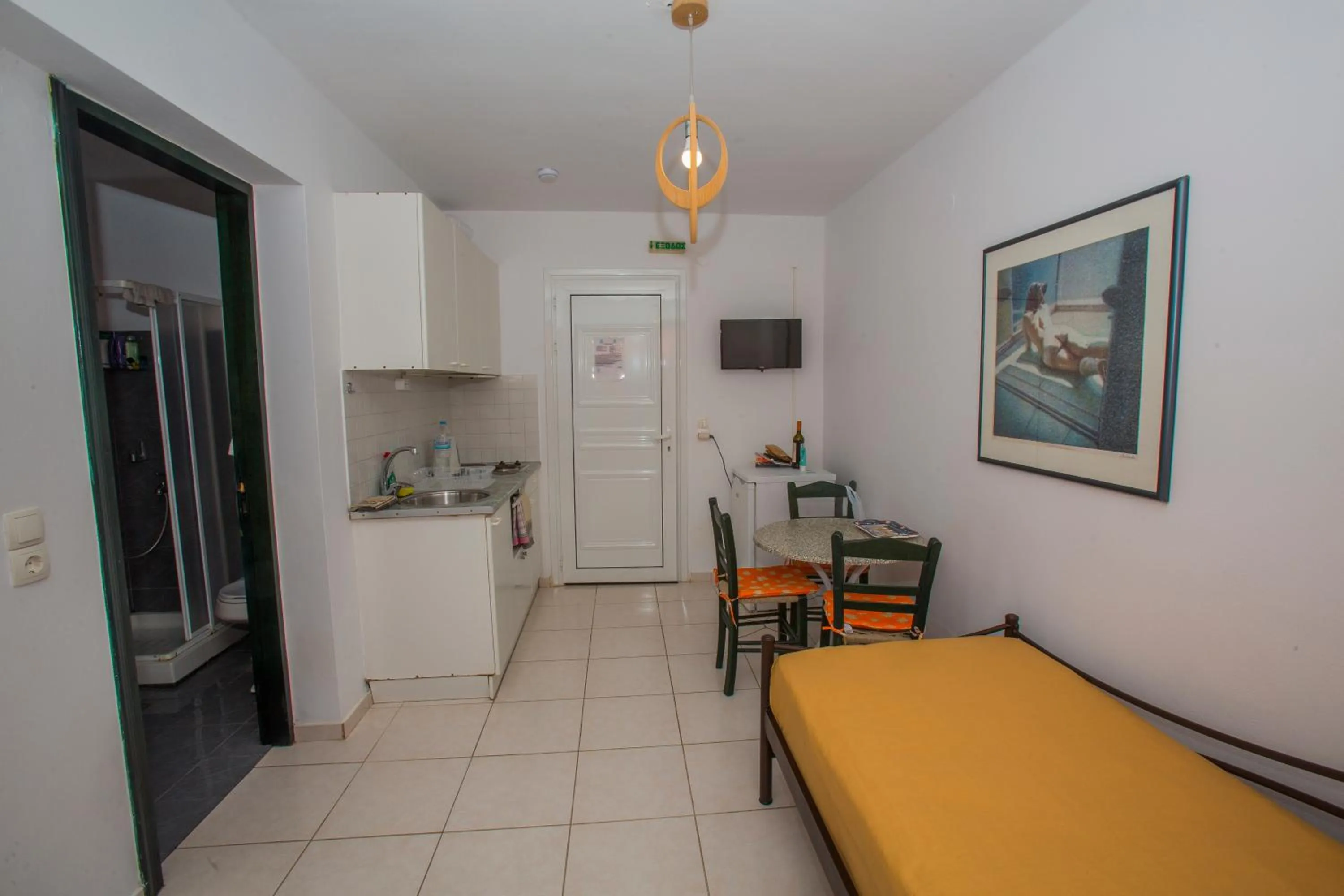 Seating area, Bed in Sandy Beach Villas and Apartments