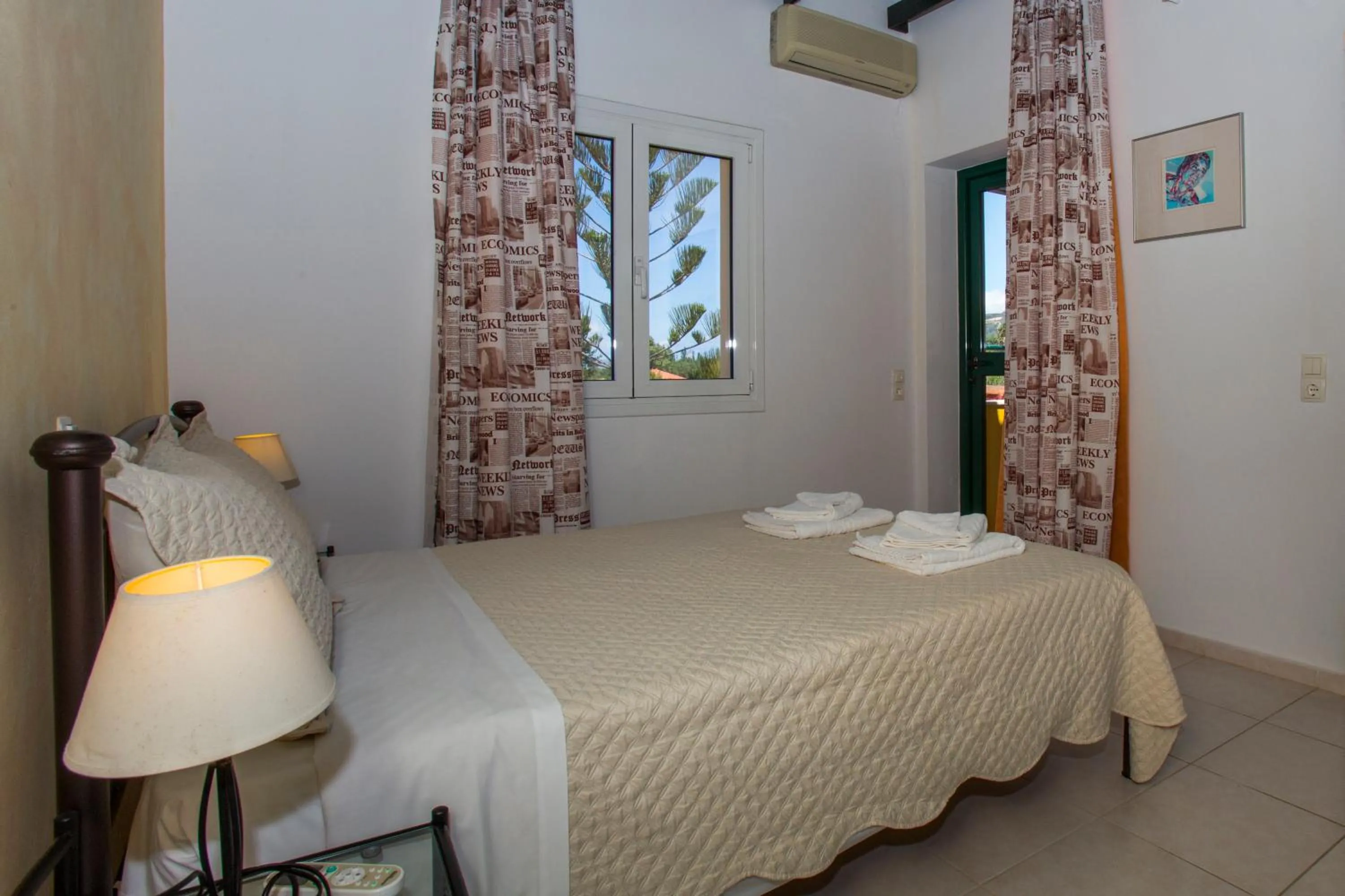 Bed in Sandy Beach Villas and Apartments