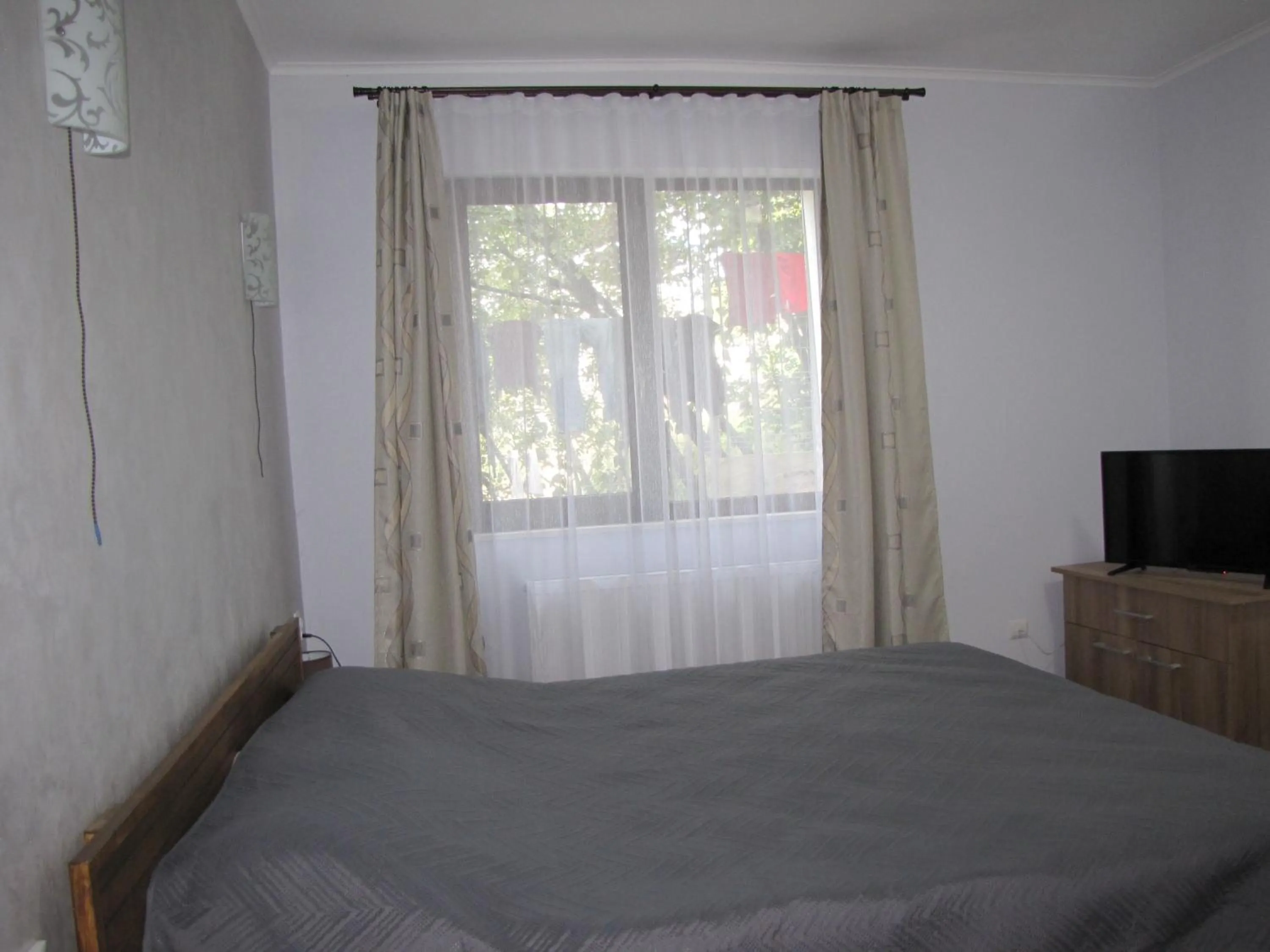 Bed in Agropensiunea Maris