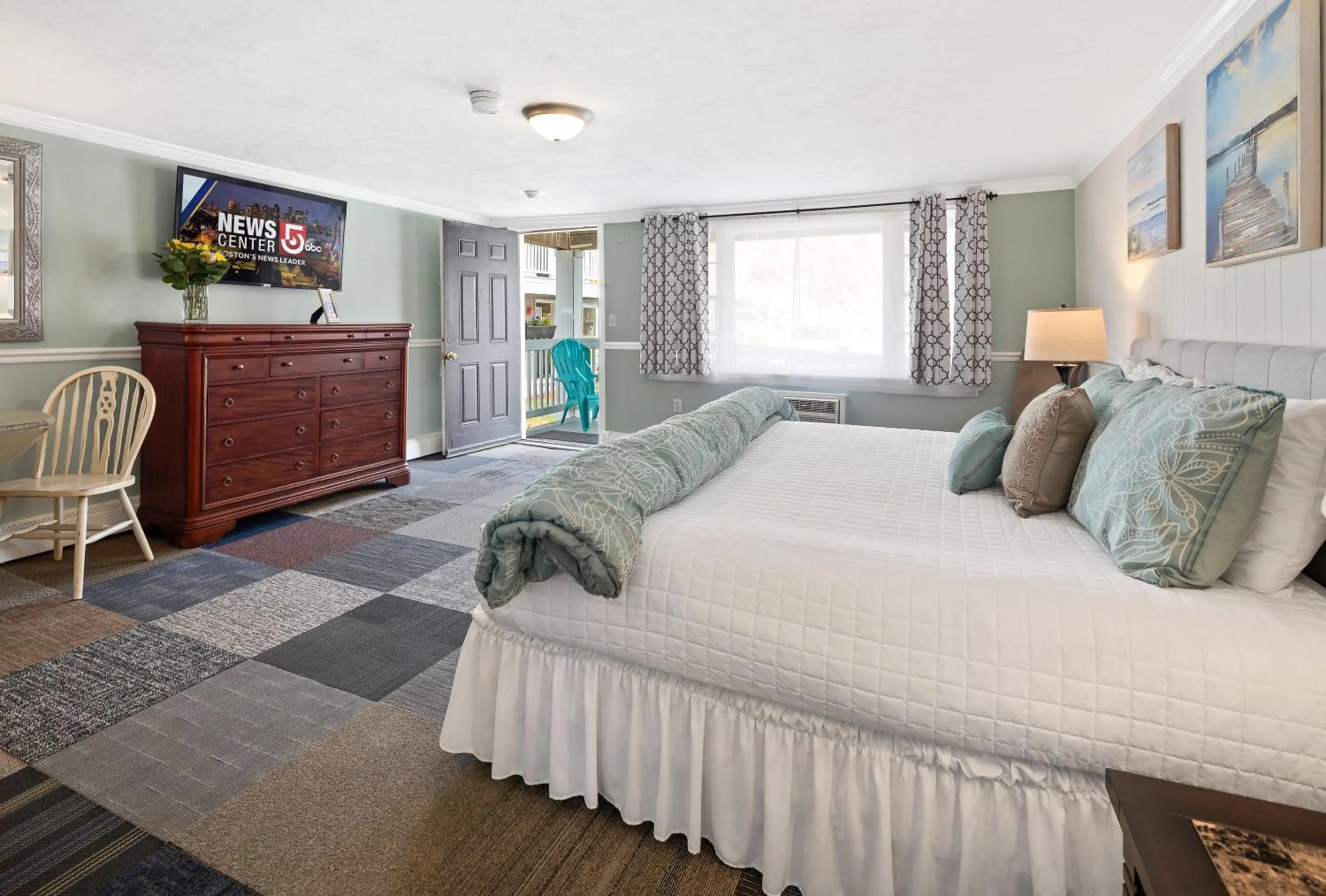 Bed in Nantasket Beach Hotel