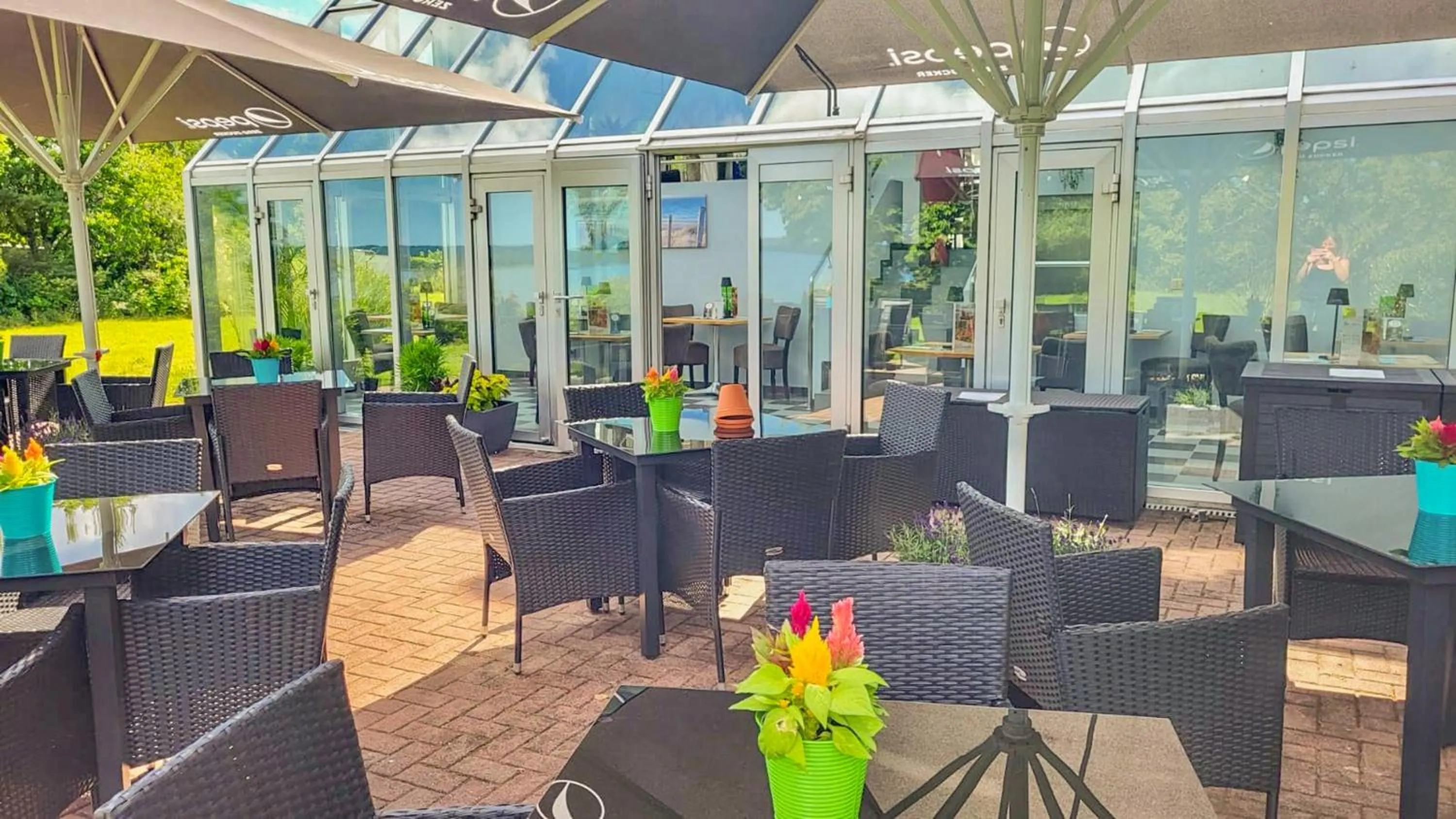 Balcony/Terrace in Inselhotel kleiner Bodden