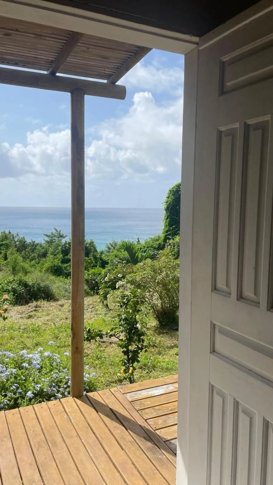 Garden view in Pousada Canto do Boldró