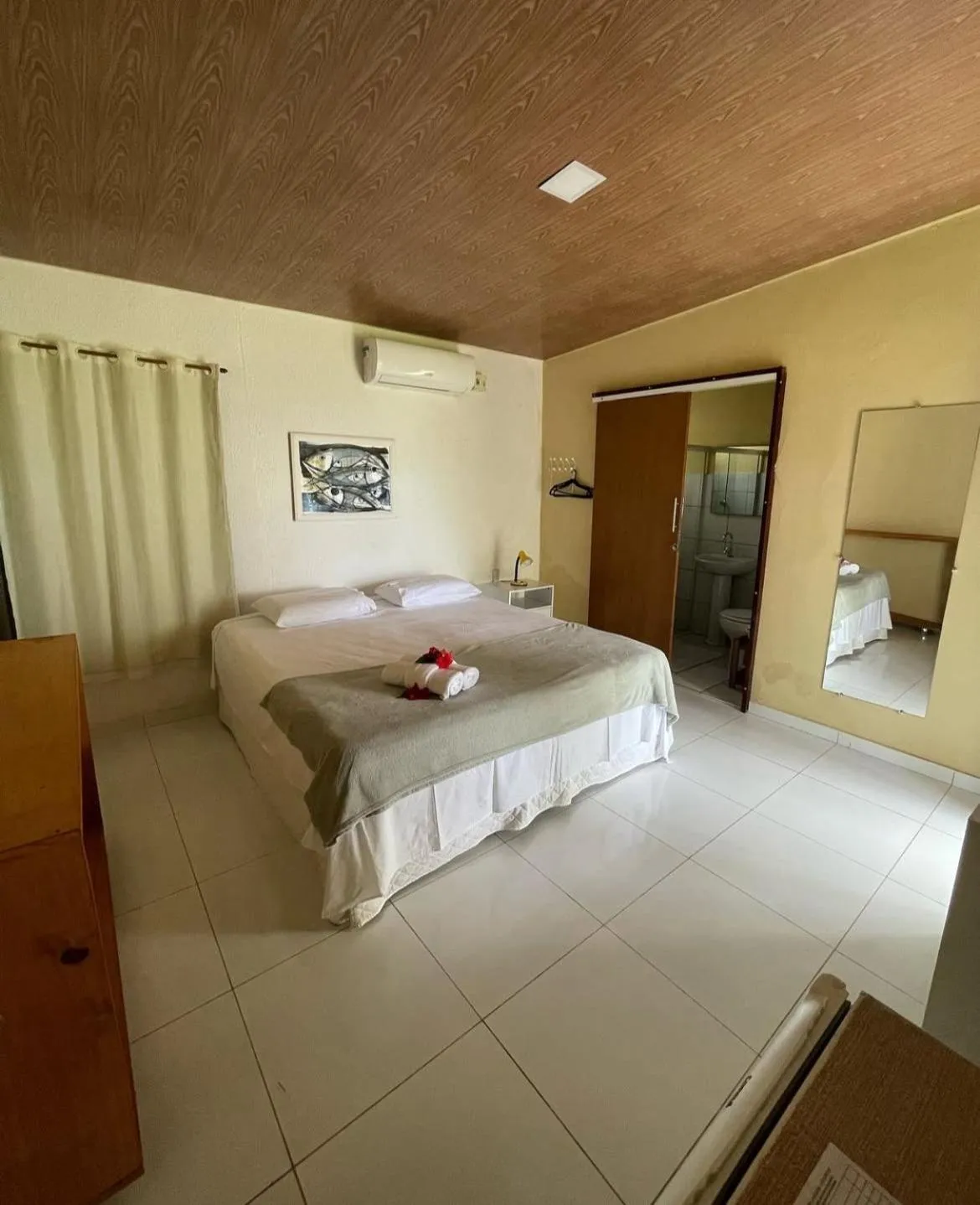 Photo of the whole room, Bed in Pousada Canto do Boldró