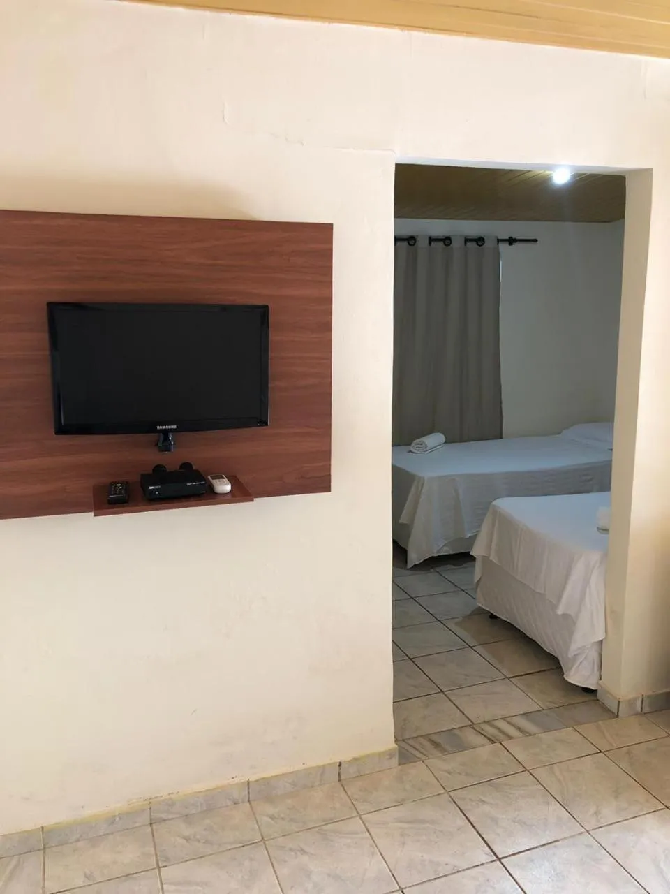 TV and multimedia, Bed in Pousada Canto do Boldró