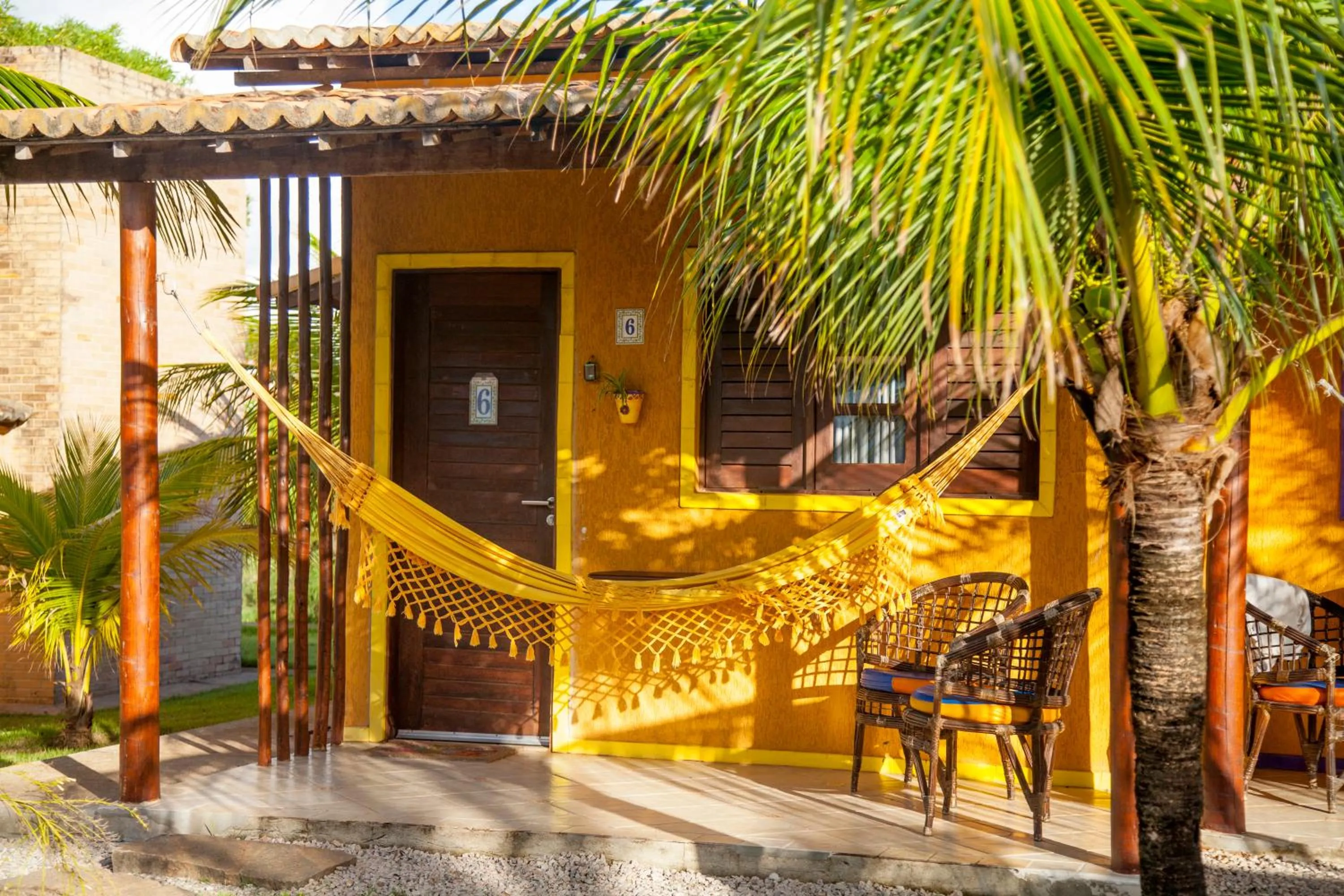 Balcony/Terrace in Hotel Enseada Maracajaú
