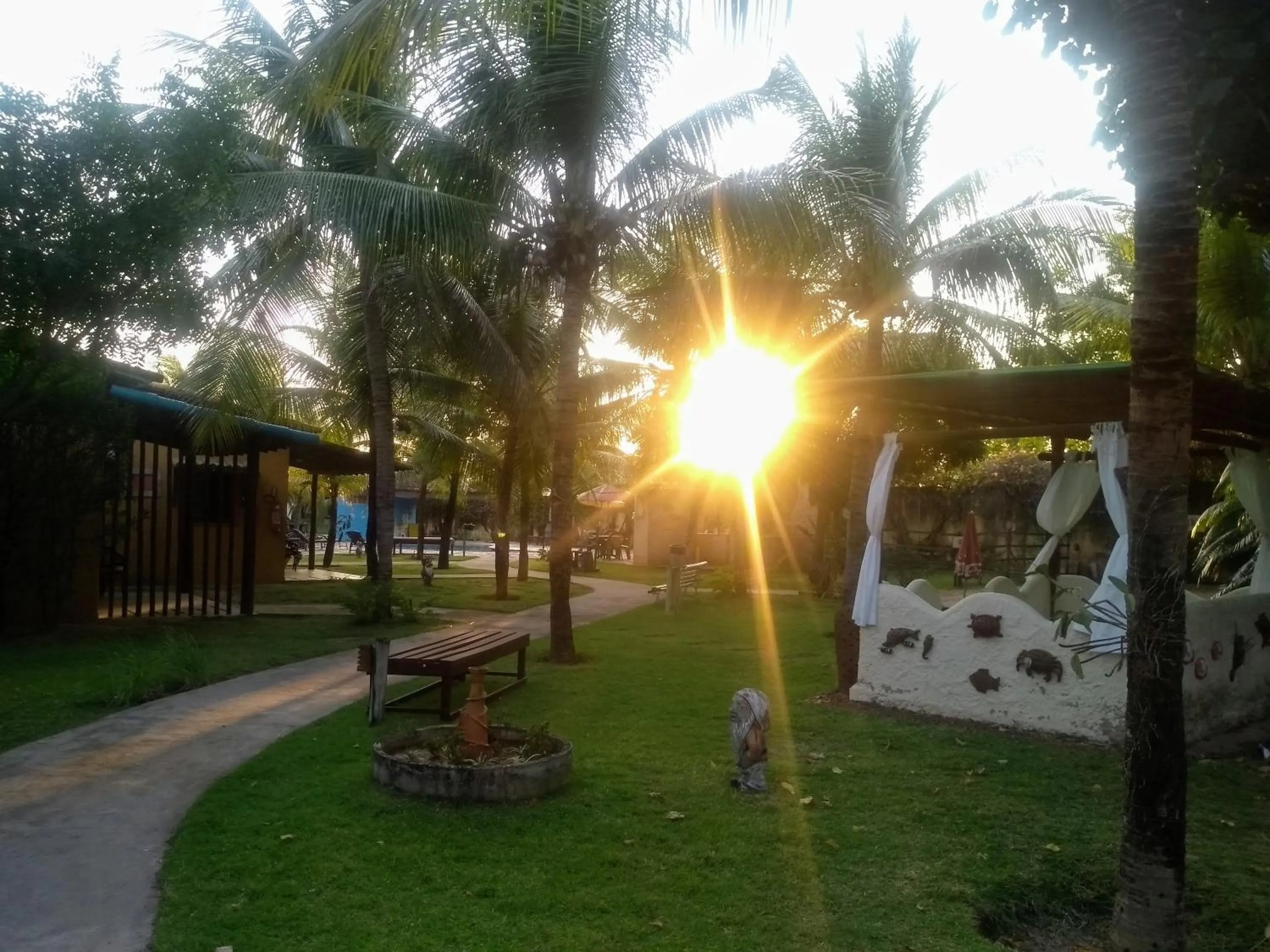 Garden in Hotel Enseada Maracajaú