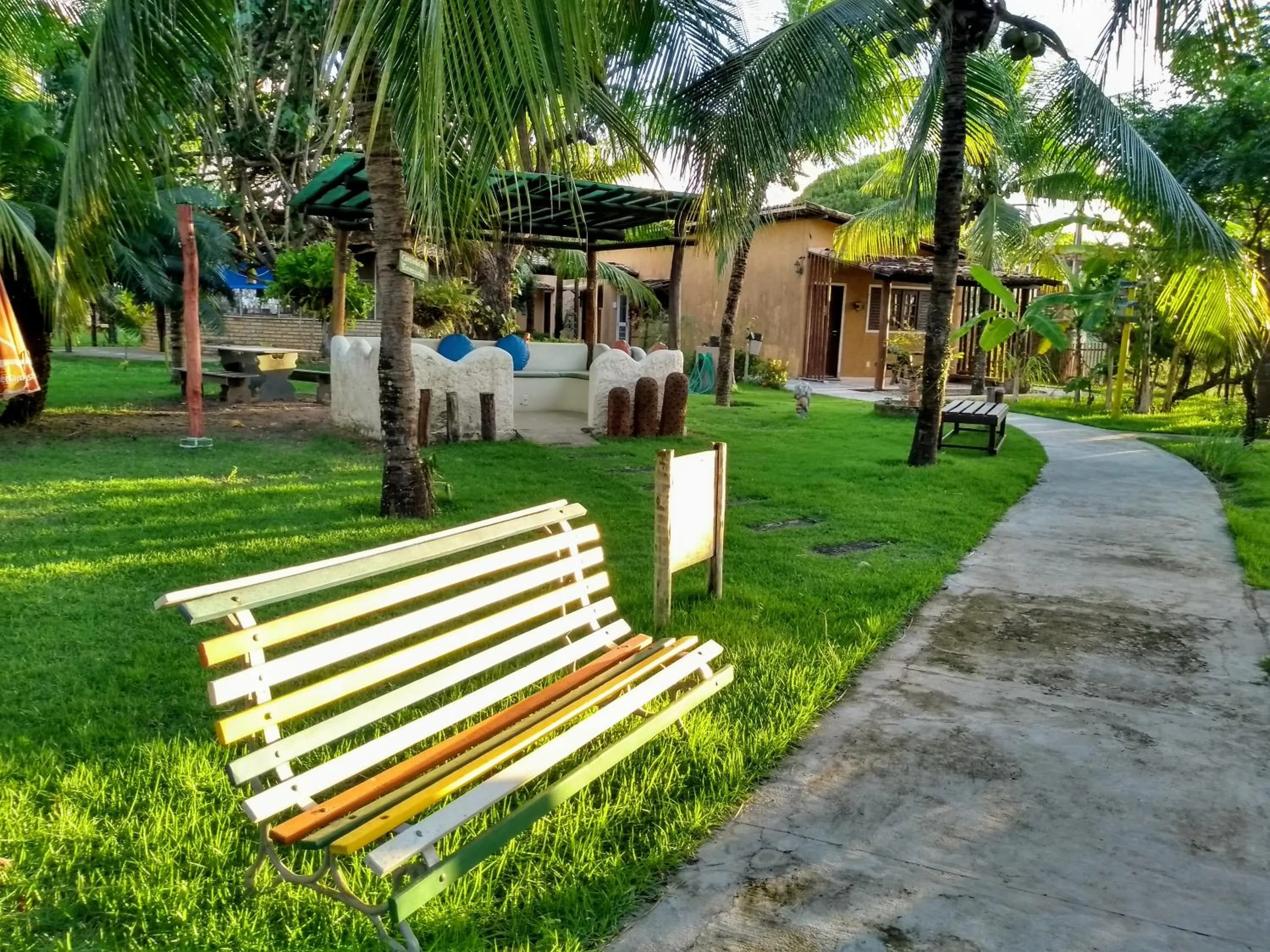 Garden view in Hotel Enseada Maracajaú