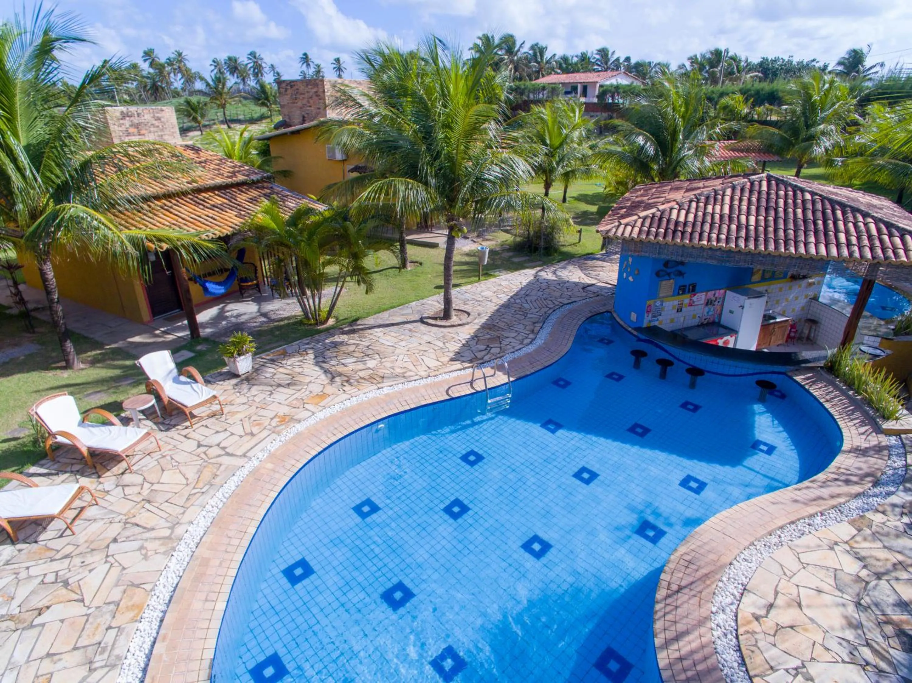Bird's eye view in Hotel Enseada Maracajaú