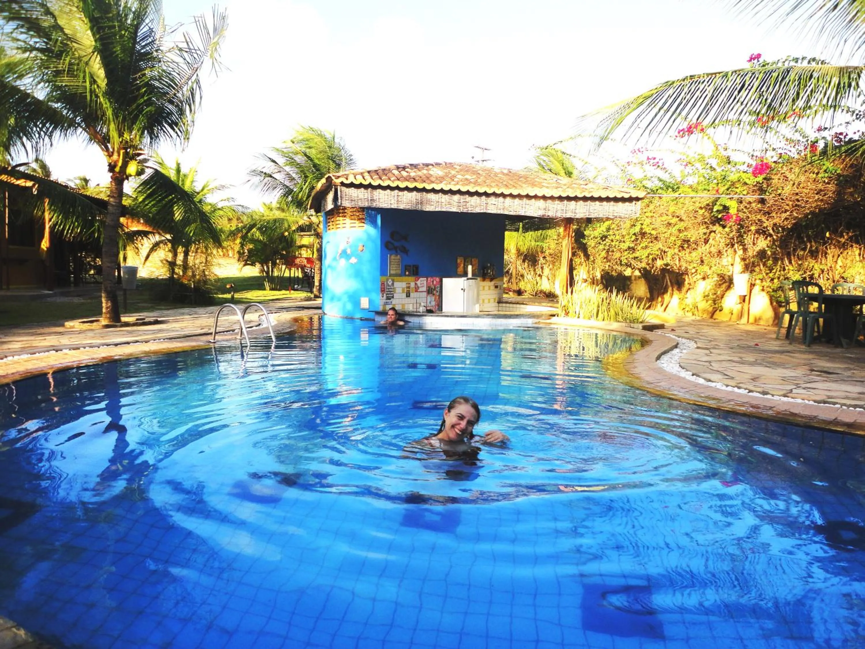 Pool view in Hotel Enseada Maracajaú