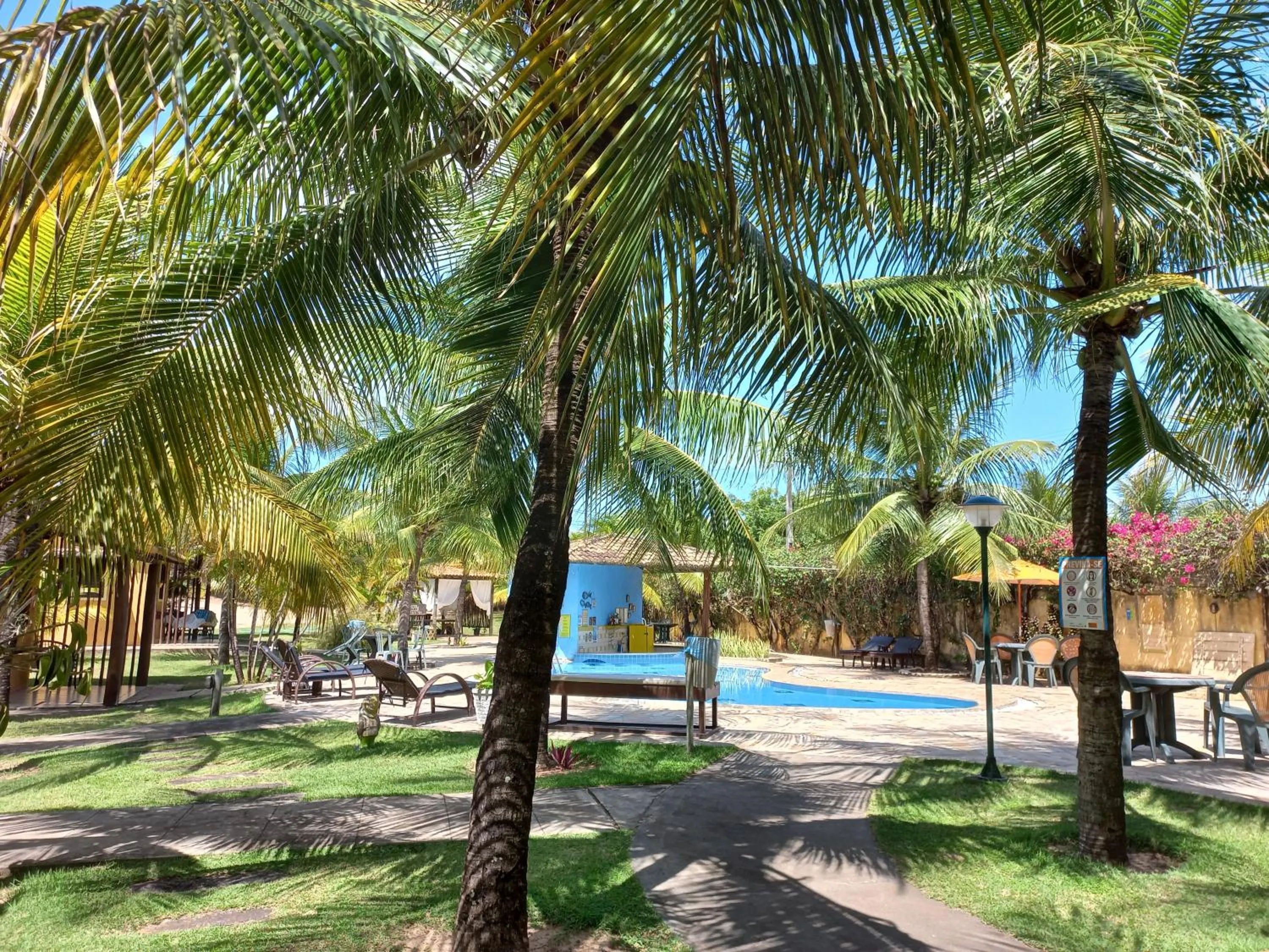 Garden in Hotel Enseada Maracajaú