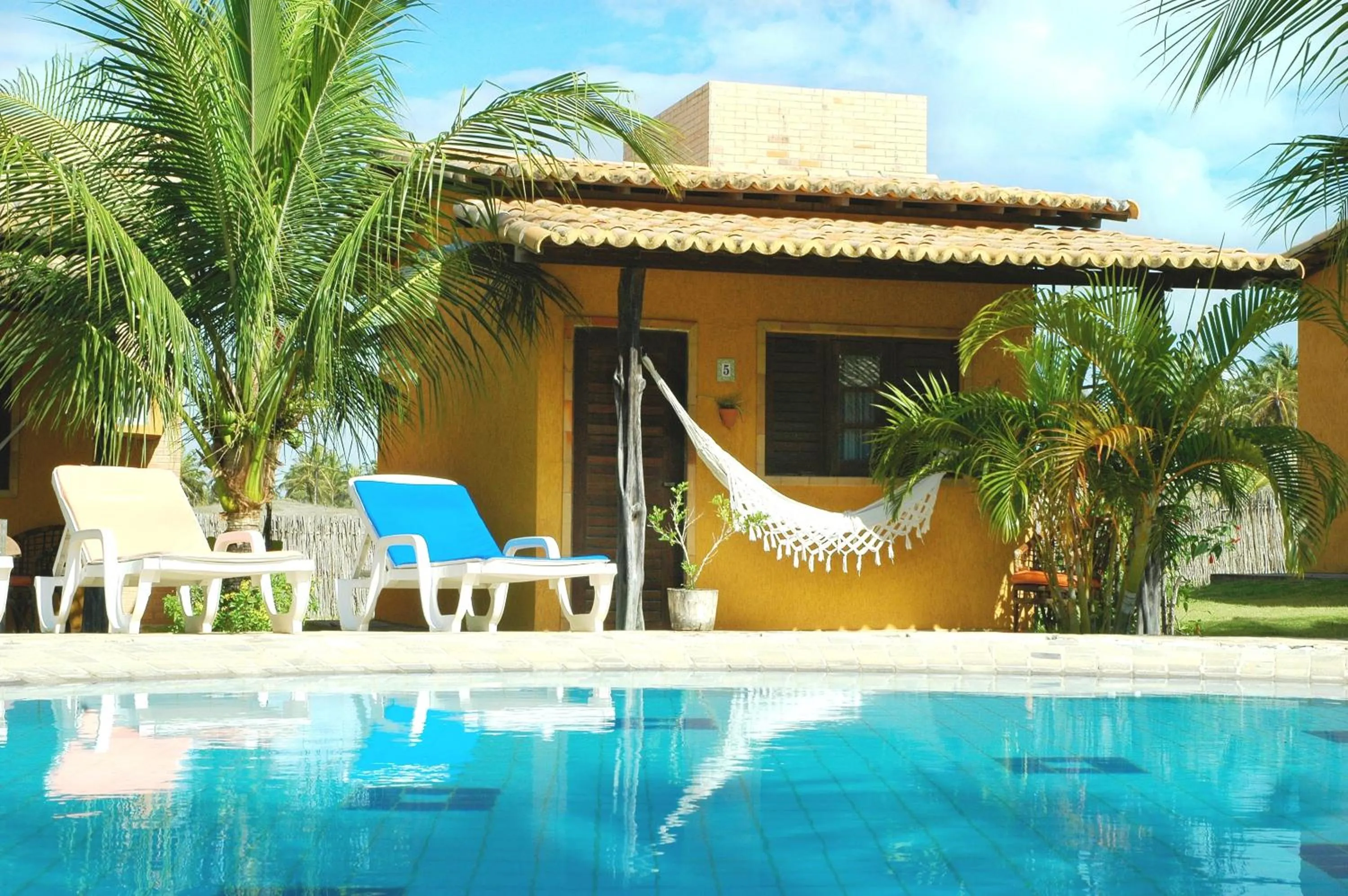 Balcony/Terrace in Hotel Enseada Maracajaú