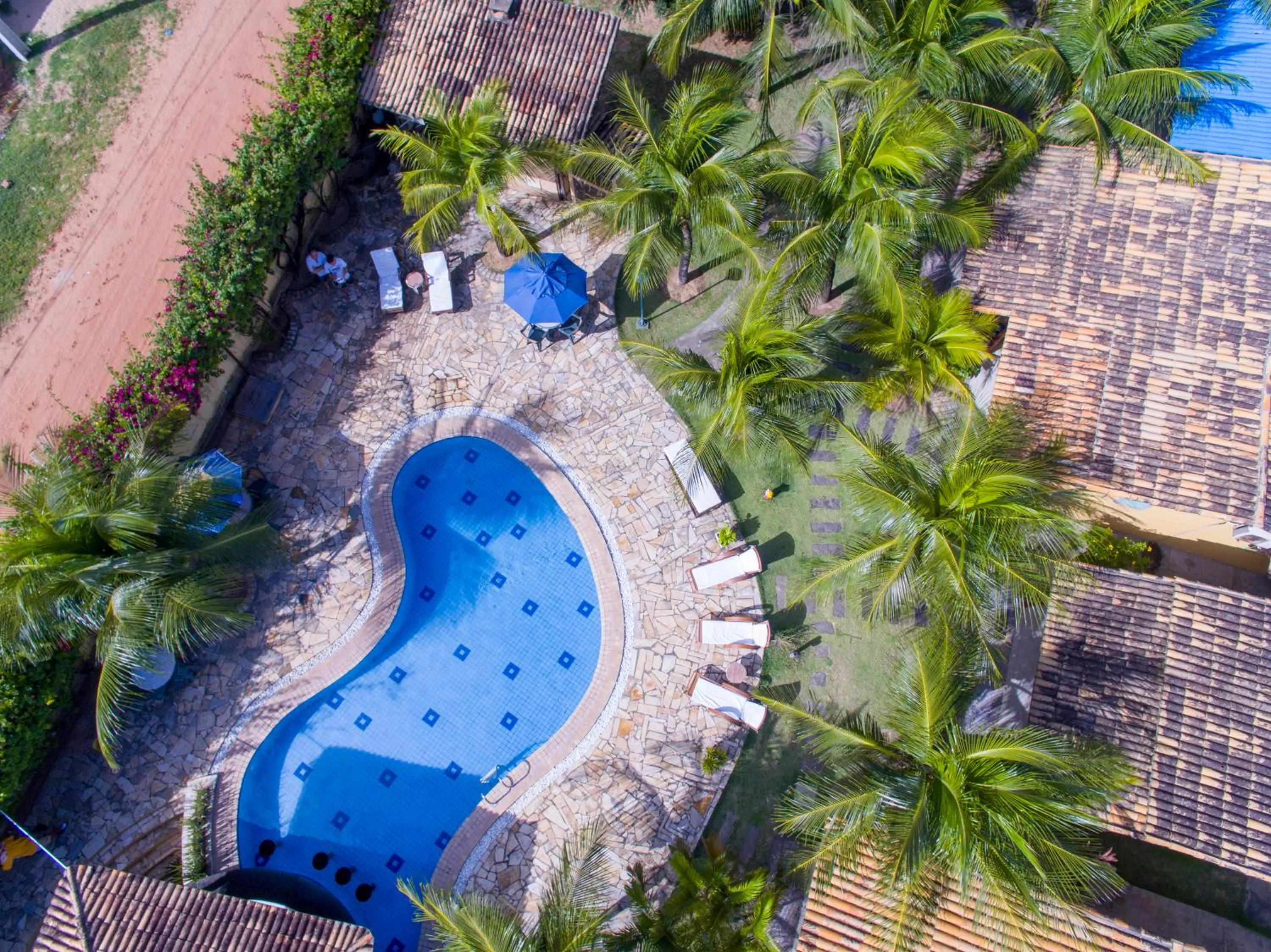 Bird's eye view in Hotel Enseada Maracajaú