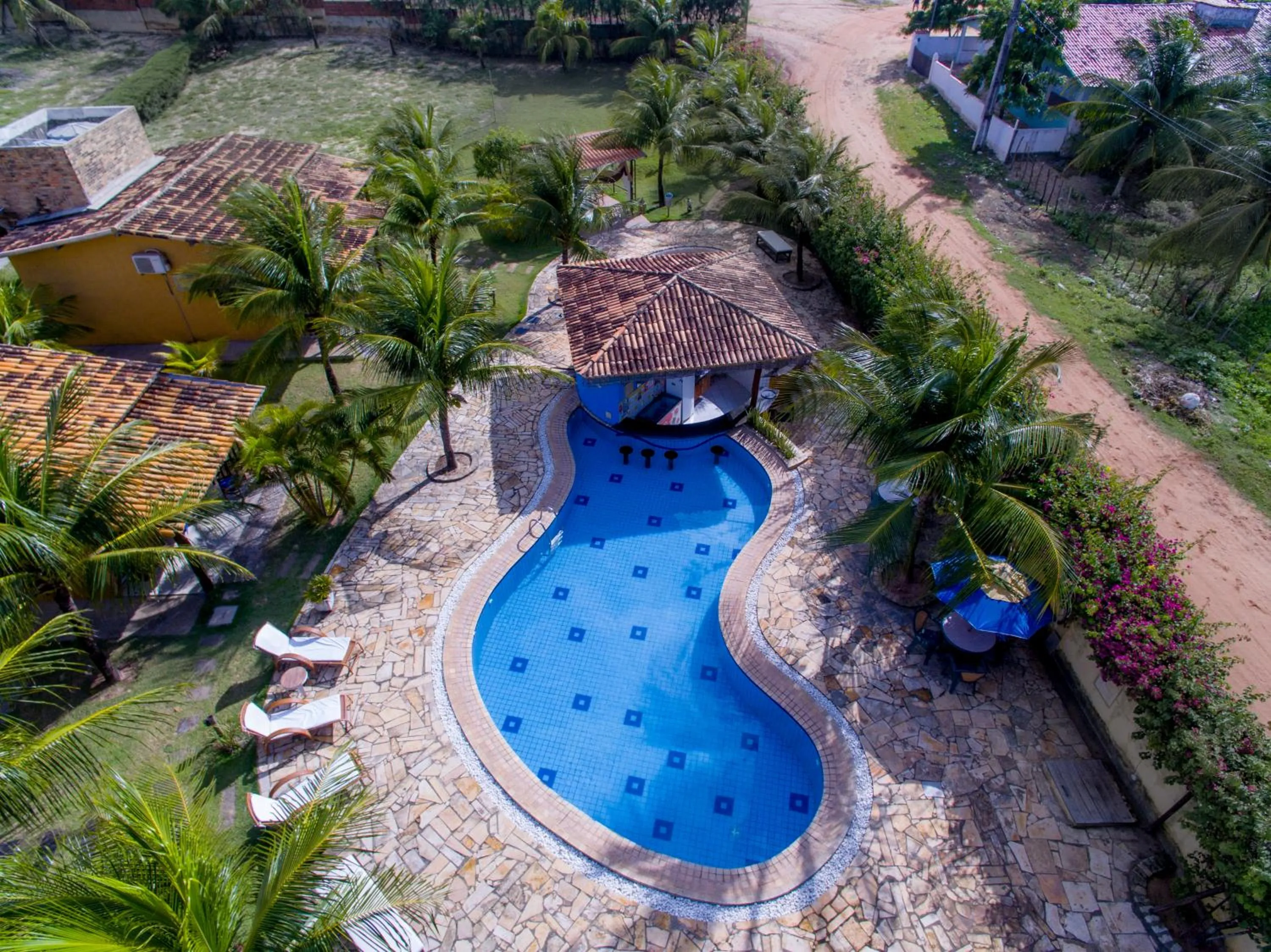 Bird's eye view in Hotel Enseada Maracajaú